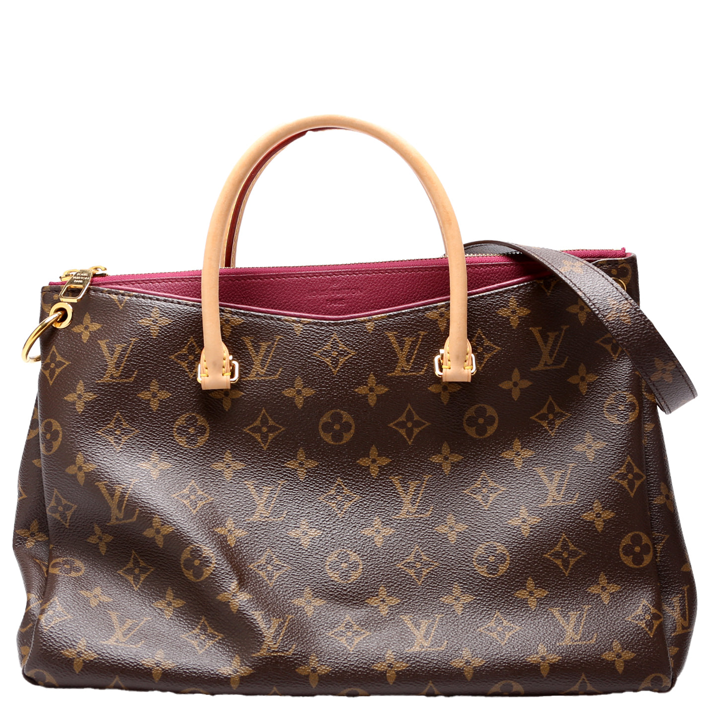 Louis Vuitton Pallas Side Monogram Canvas Tote Bag Side 9
