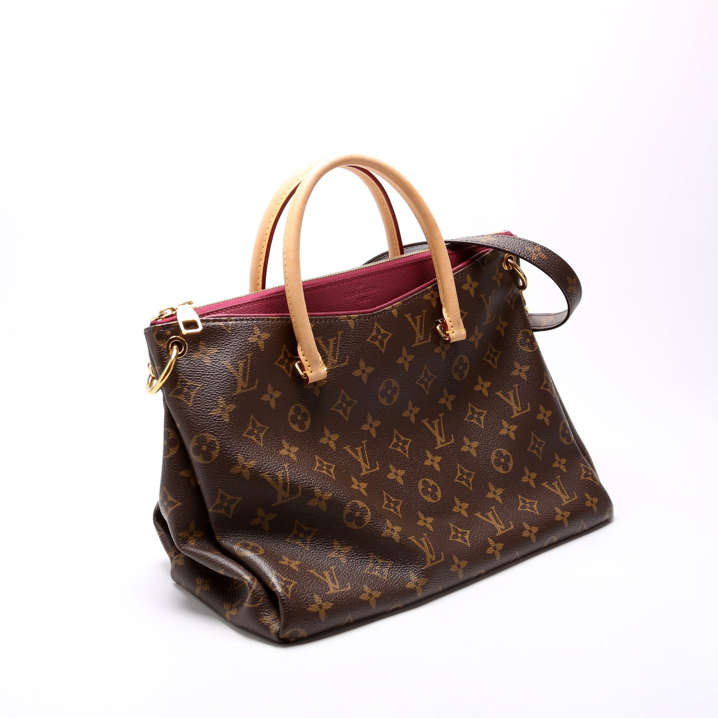 Louis Vuitton Pallas Side Monogram Canvas Tote Bag Side 9