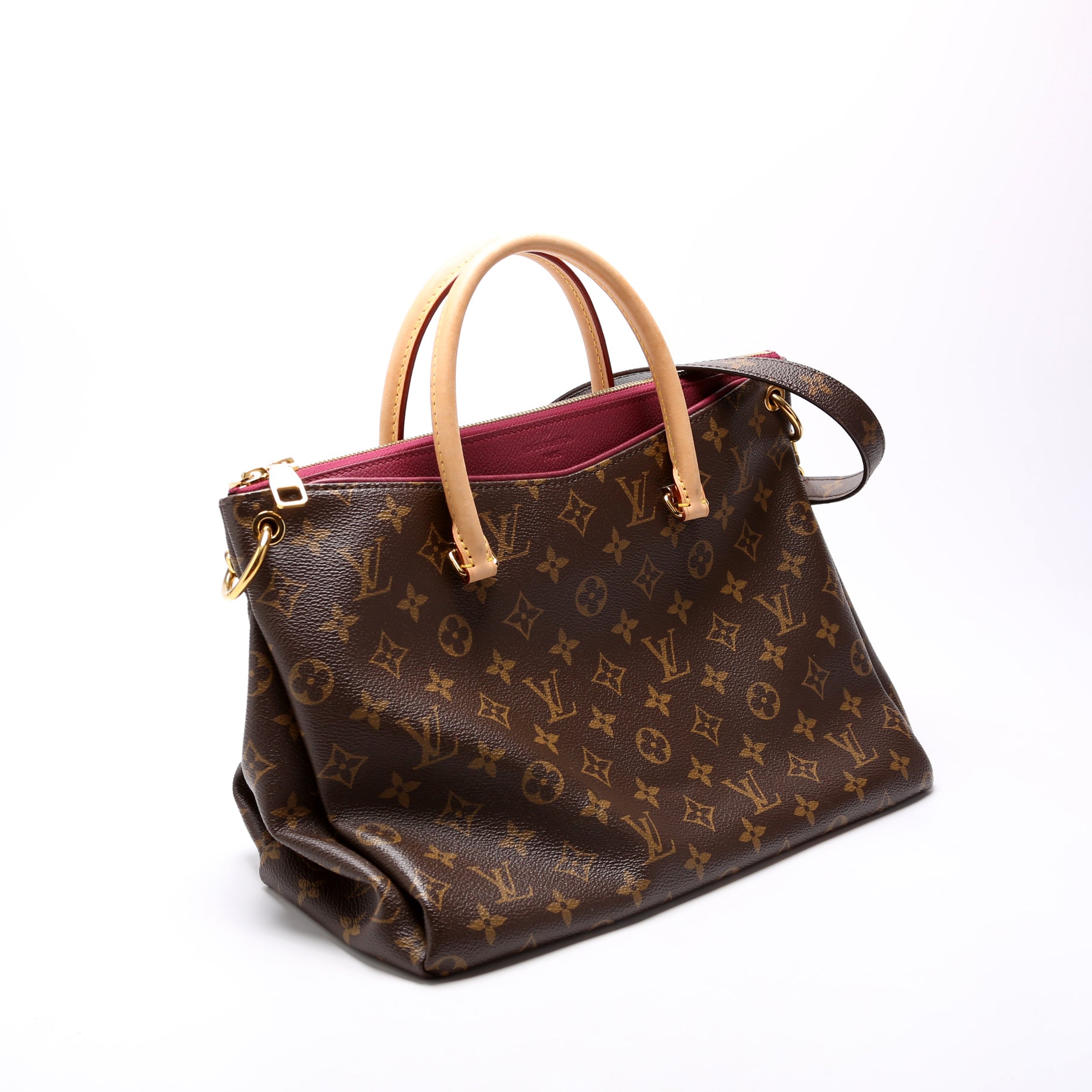 Louis Vuitton Pallas Side Monogram Canvas Tote Bag Side 9