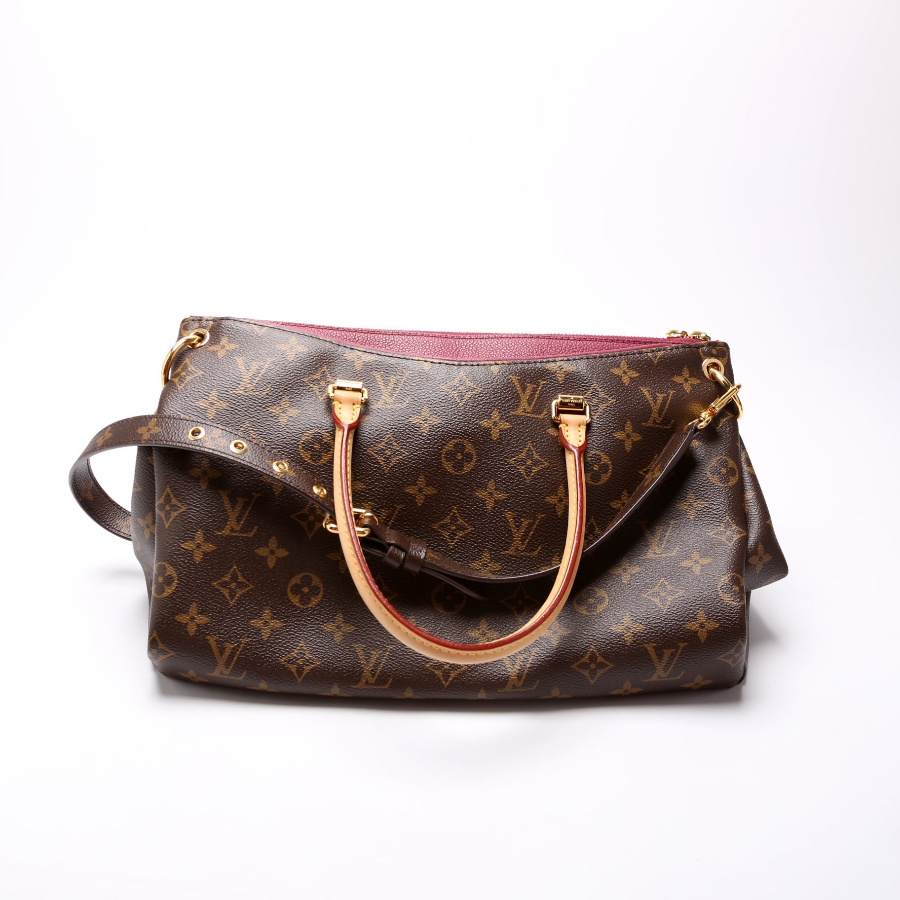 Louis Vuitton Pallas Side Monogram Canvas Tote Bag Side 9