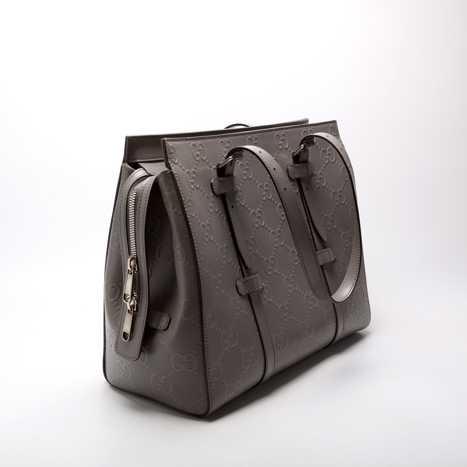 Gucci Embossed Tote Bag