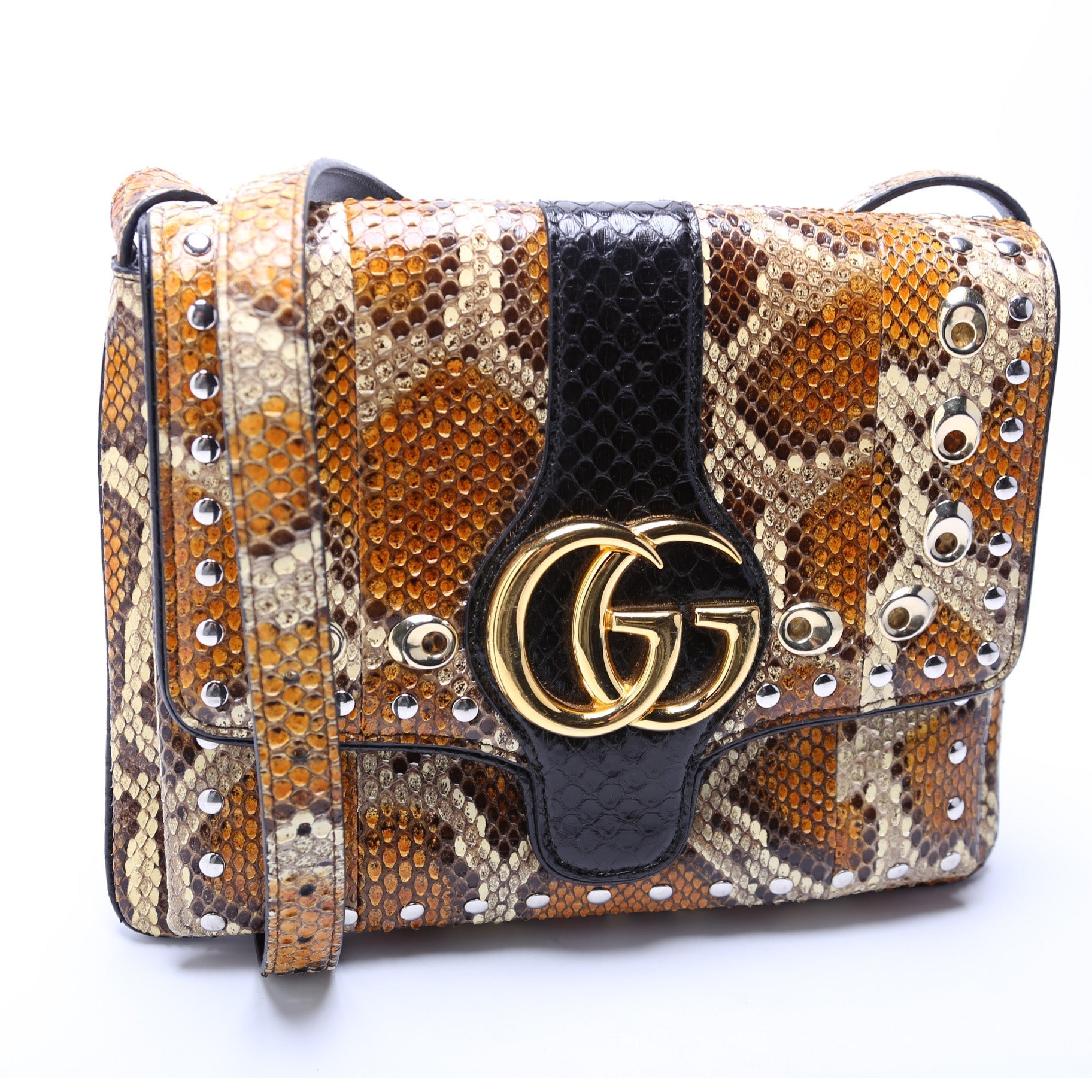 Gucci Arli Python Crossbody Bag