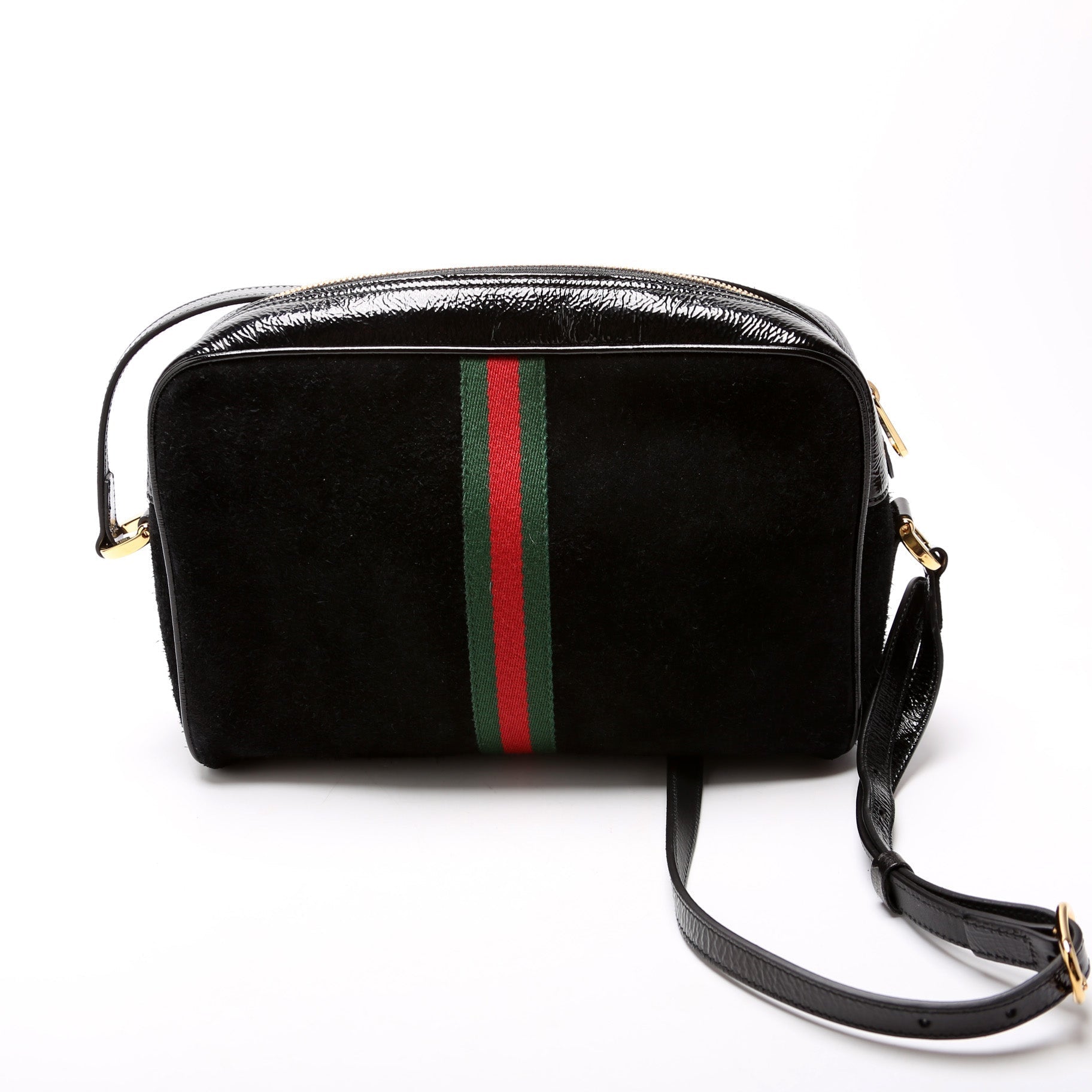 Gucci Ophidia Suede Small Crossbody Bag
