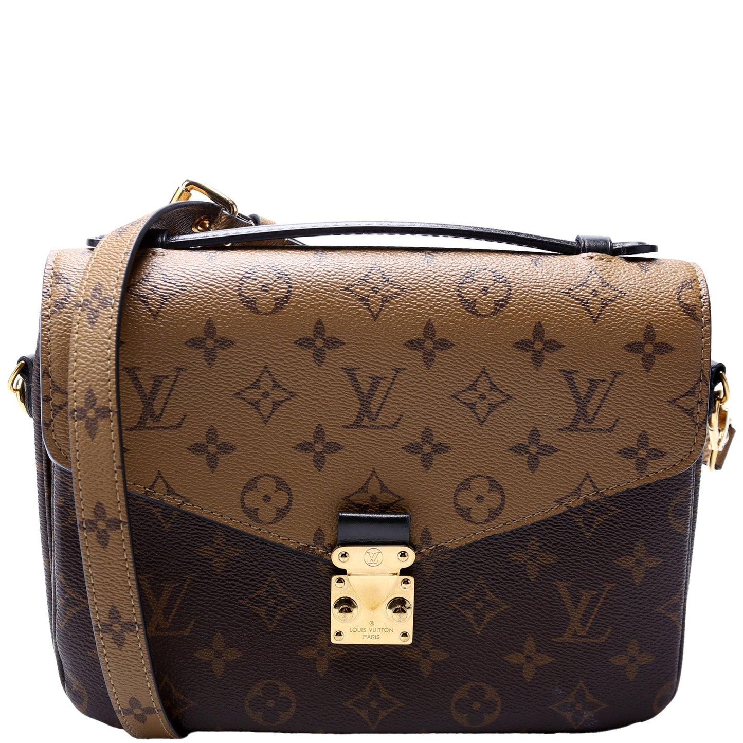Louis Vuitton Pochette Metis Reverse Monogram Clutch Bag Monogram 12