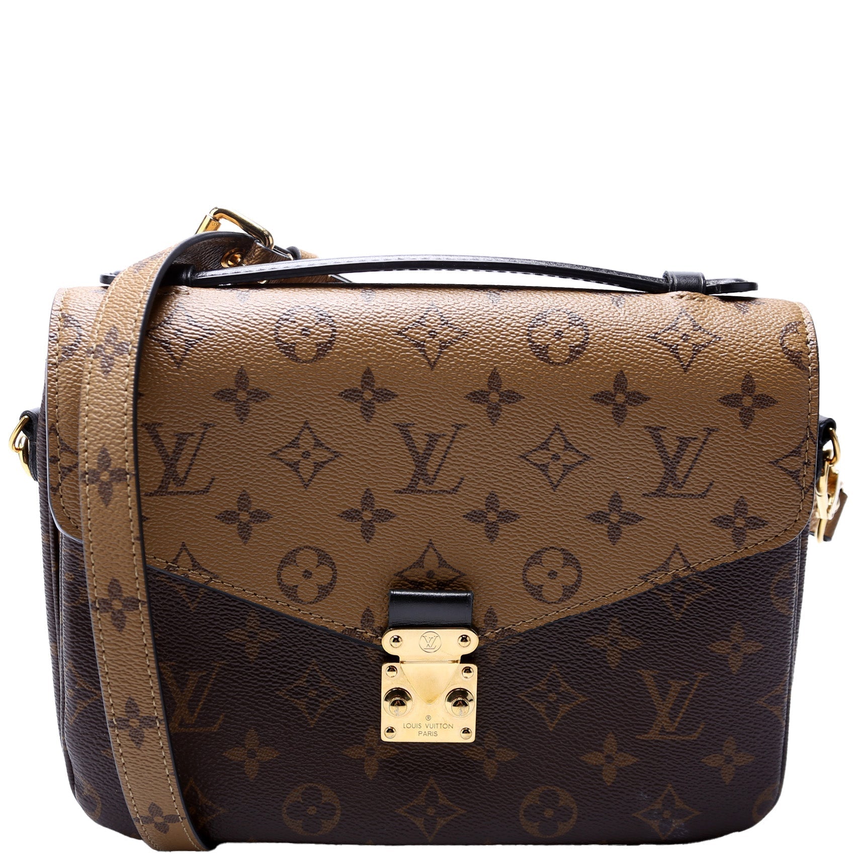 Louis Vuitton Pochette Metis Reverse Monogram Clutch Bag Monogram 12