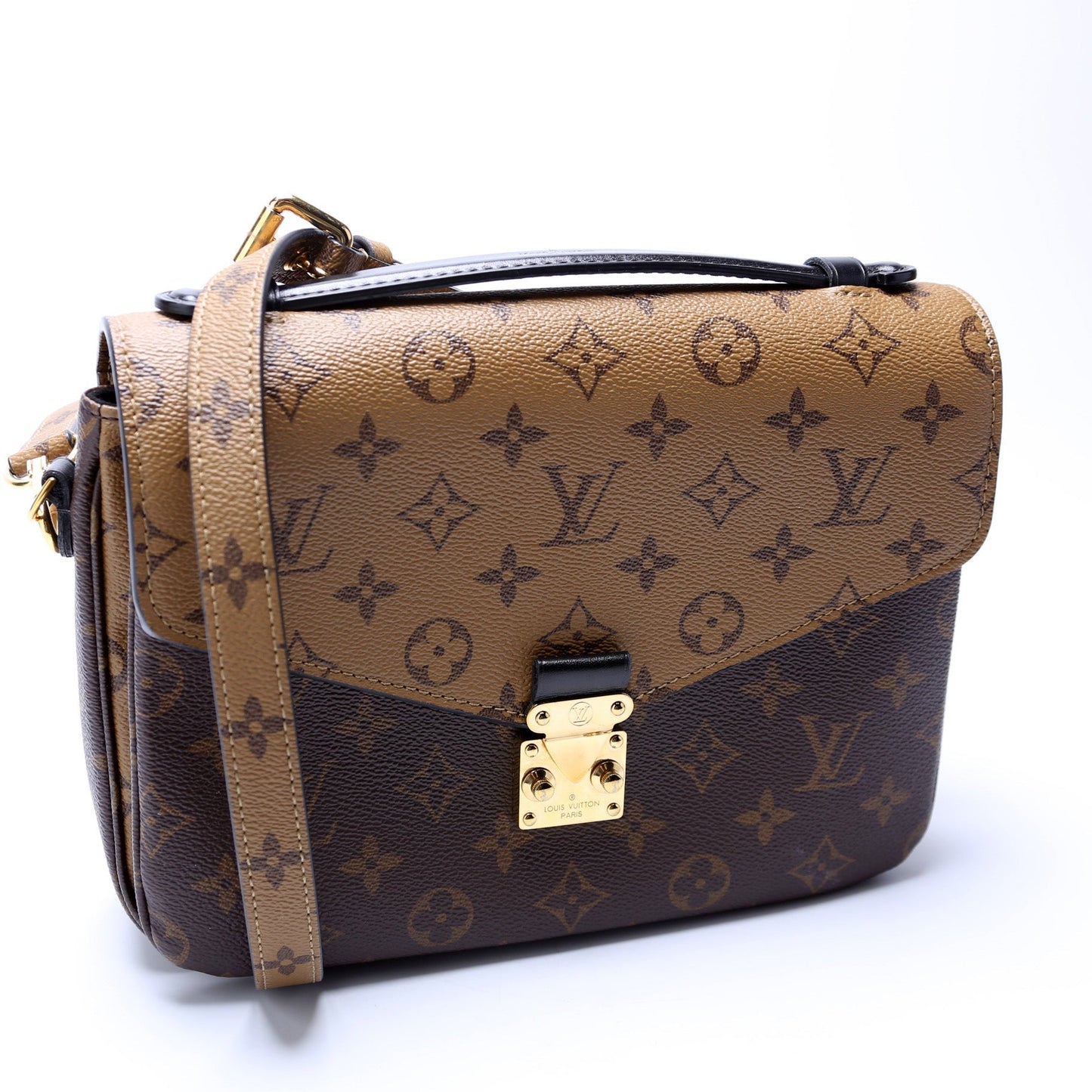 Louis Vuitton Pochette Metis Reverse Monogram Clutch Bag Monogram 12