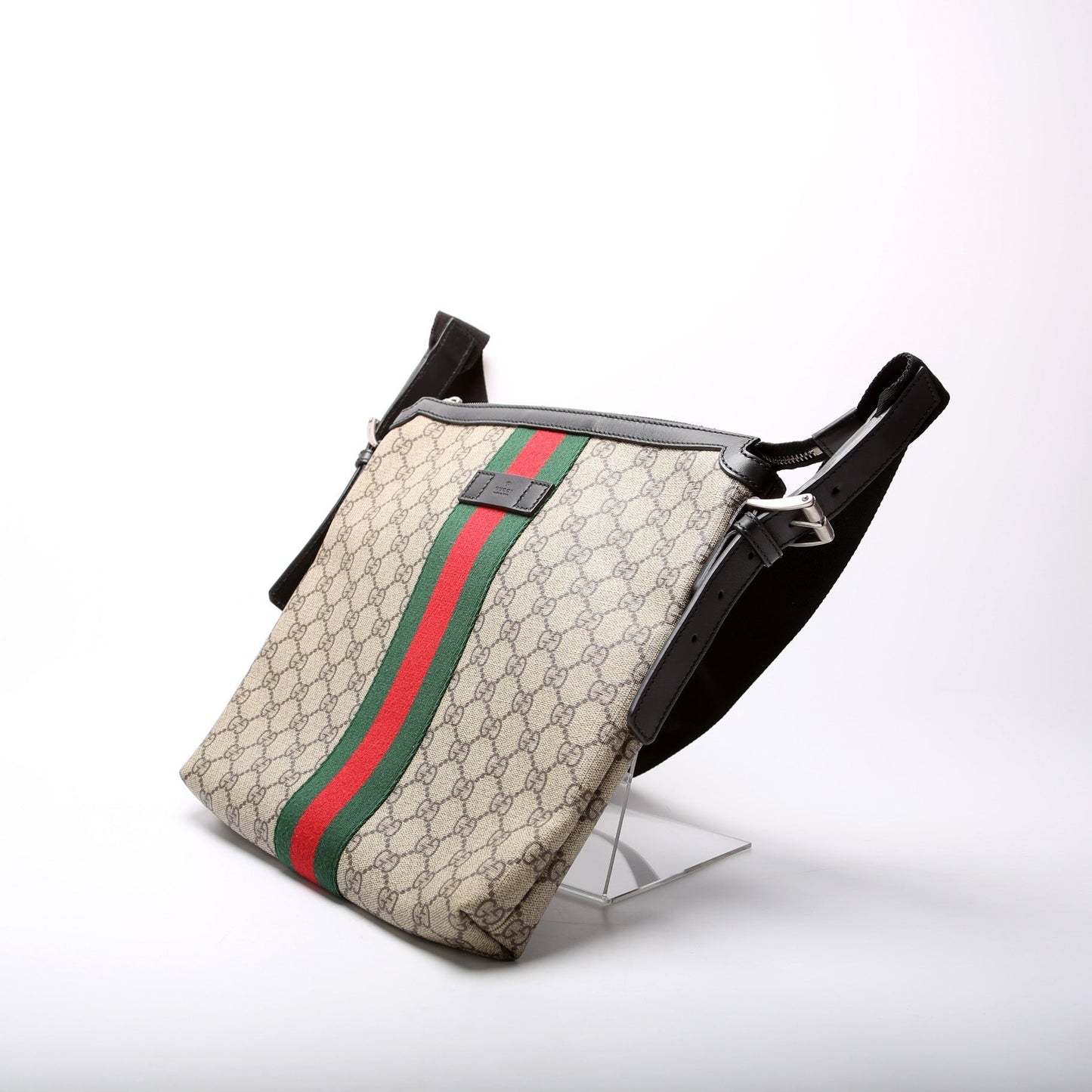 Gucci GG Supreme Web Messenger Travel Bag Messenger 3