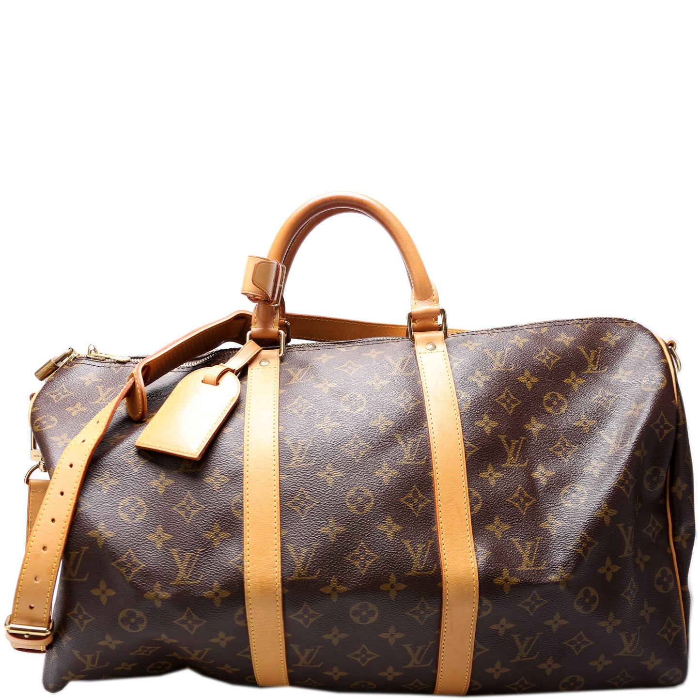 Louis Vuitton Keepall 50 Bandouliere Monogram Travel Bag Bandouliere 3