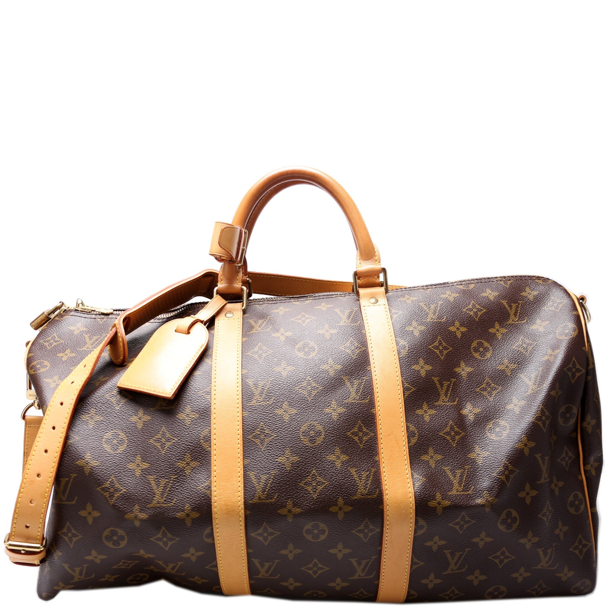 Louis Vuitton Keepall 50 Bandouliere Monogram Travel Bag Bandouliere 3