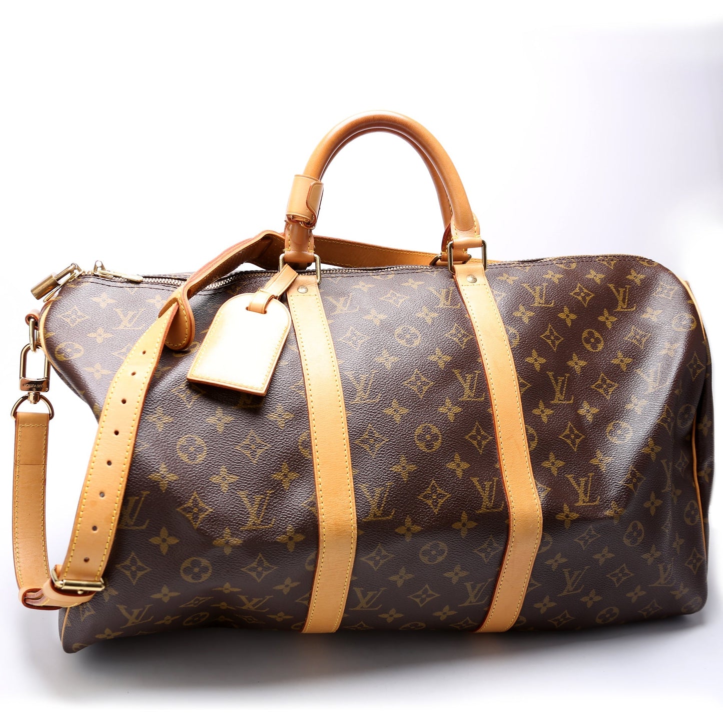 Louis Vuitton Keepall 50 Bandouliere Monogram Travel Bag Bandouliere 3