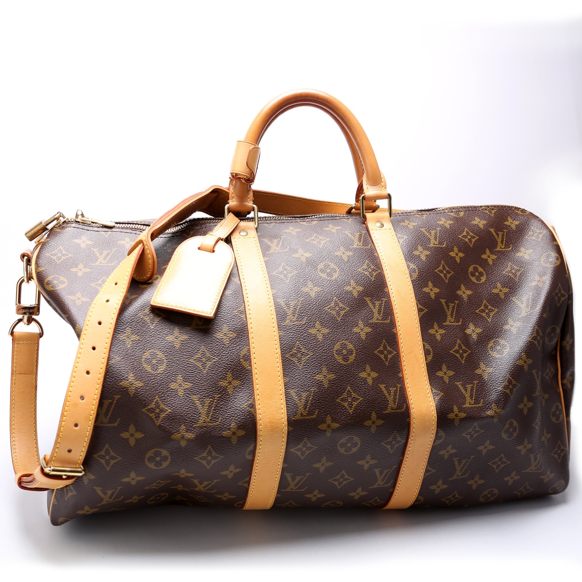 Louis Vuitton Keepall 50 Bandouliere Monogram Travel Bag Bandouliere 3