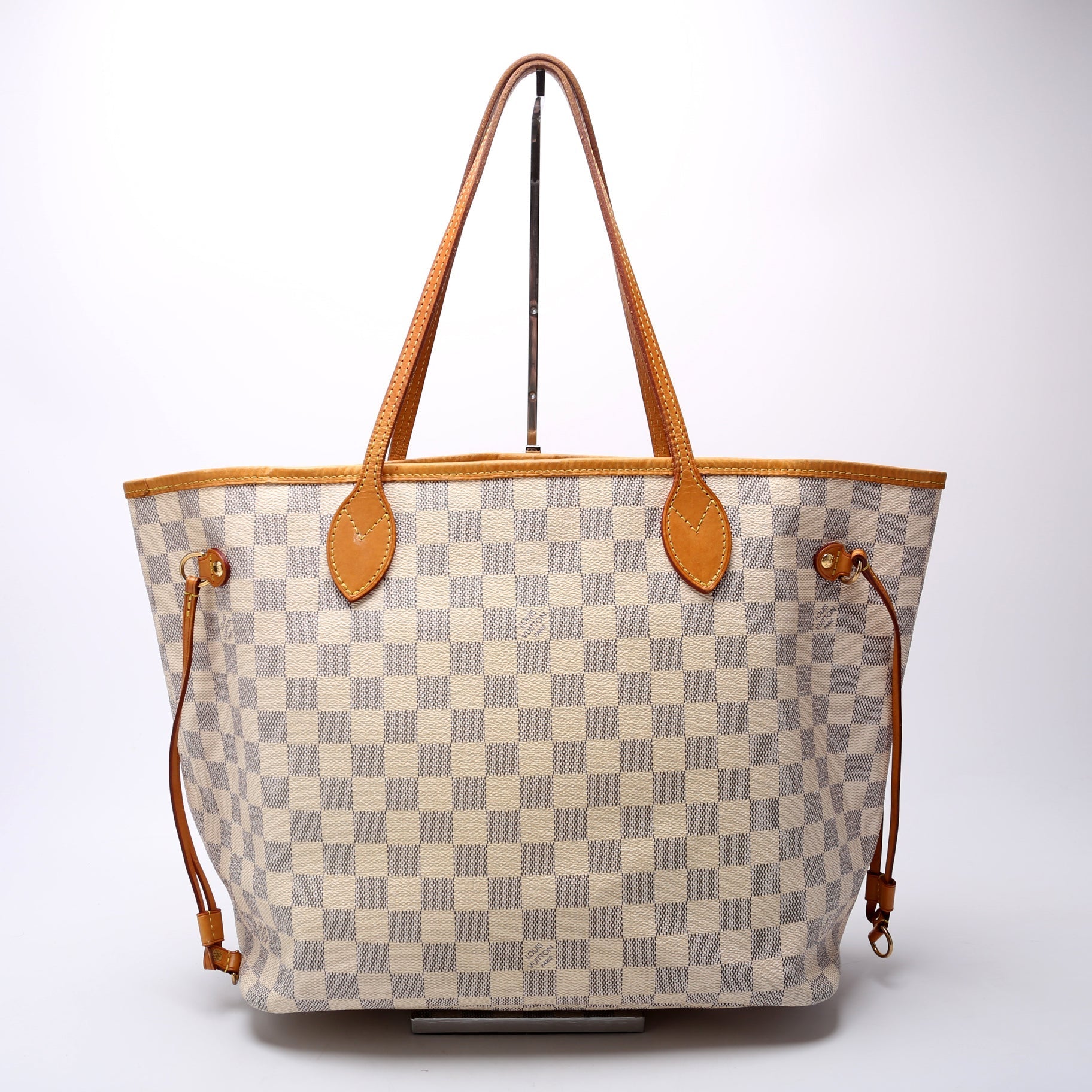 Louis Vuitton Neverfull MM Azur Damier Wallet Case Damier Azur
