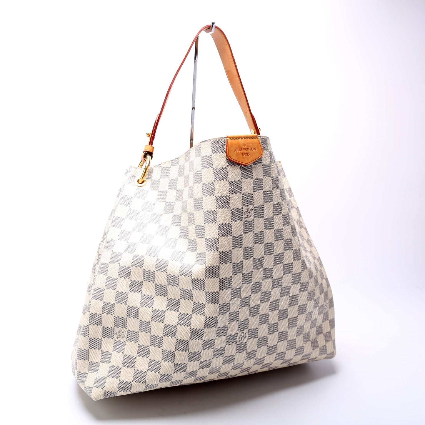 Louis Vuitton Graceful MM Azur Damier Handbag Azur 10