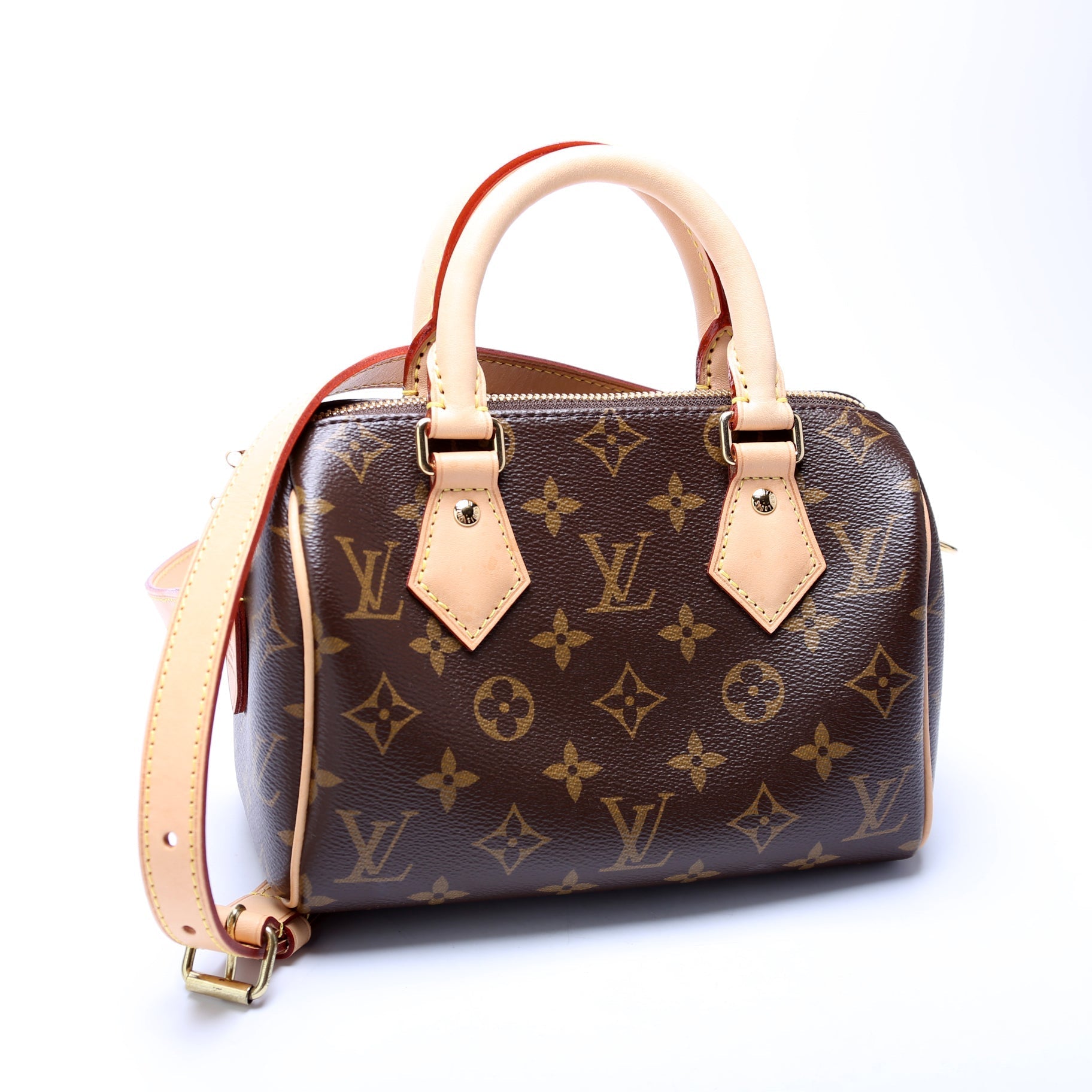 Louis Vuitton Speedy 20 Bandouliere Monogram Canvas Handbag