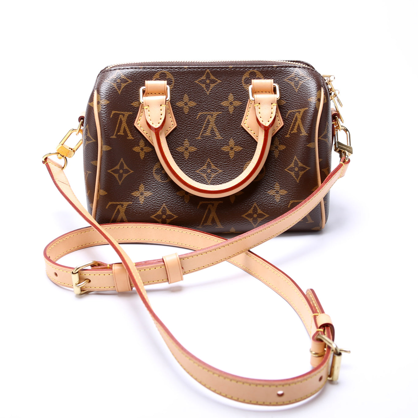 Louis Vuitton Speedy 20 Bandouliere Monogram Canvas Handbag
