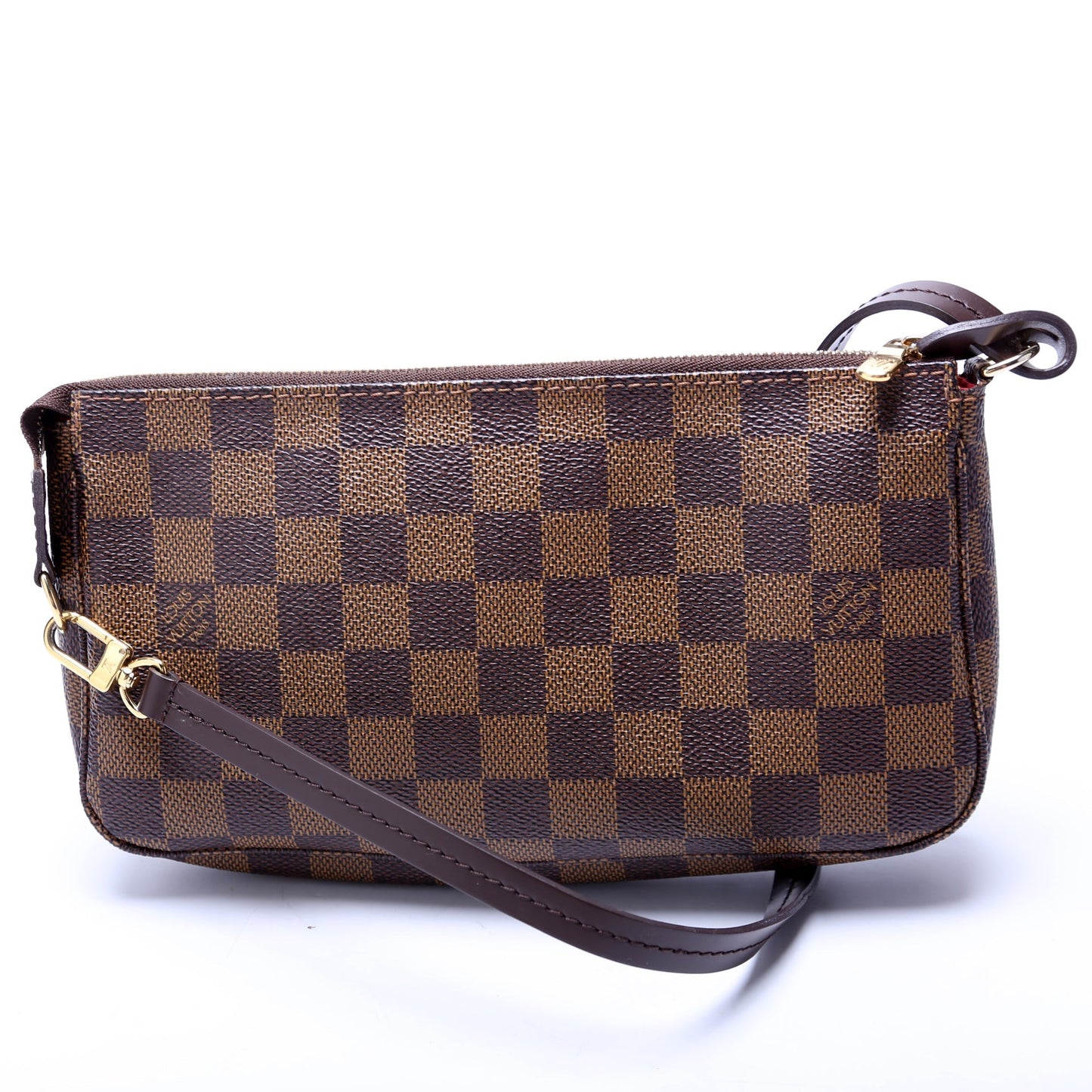 Louis Vuitton Pochette Acessories NM Ebene Damier Clutch Bag Damier Ebene