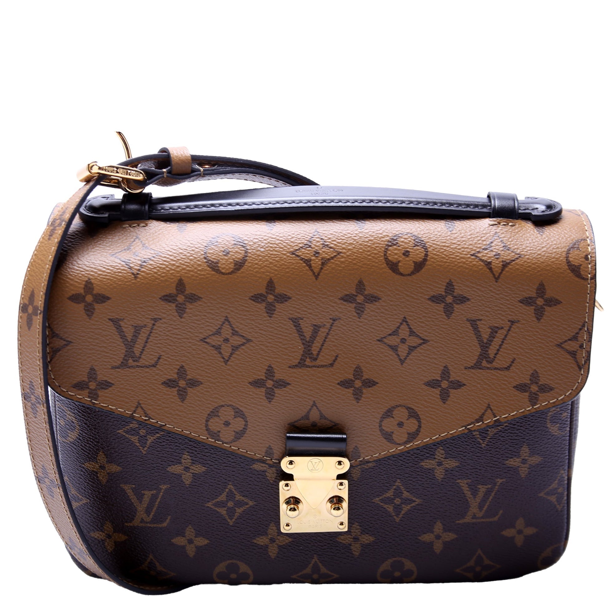 Louis Vuitton Pochette Metis Reverse Mongoram Clutch Bag