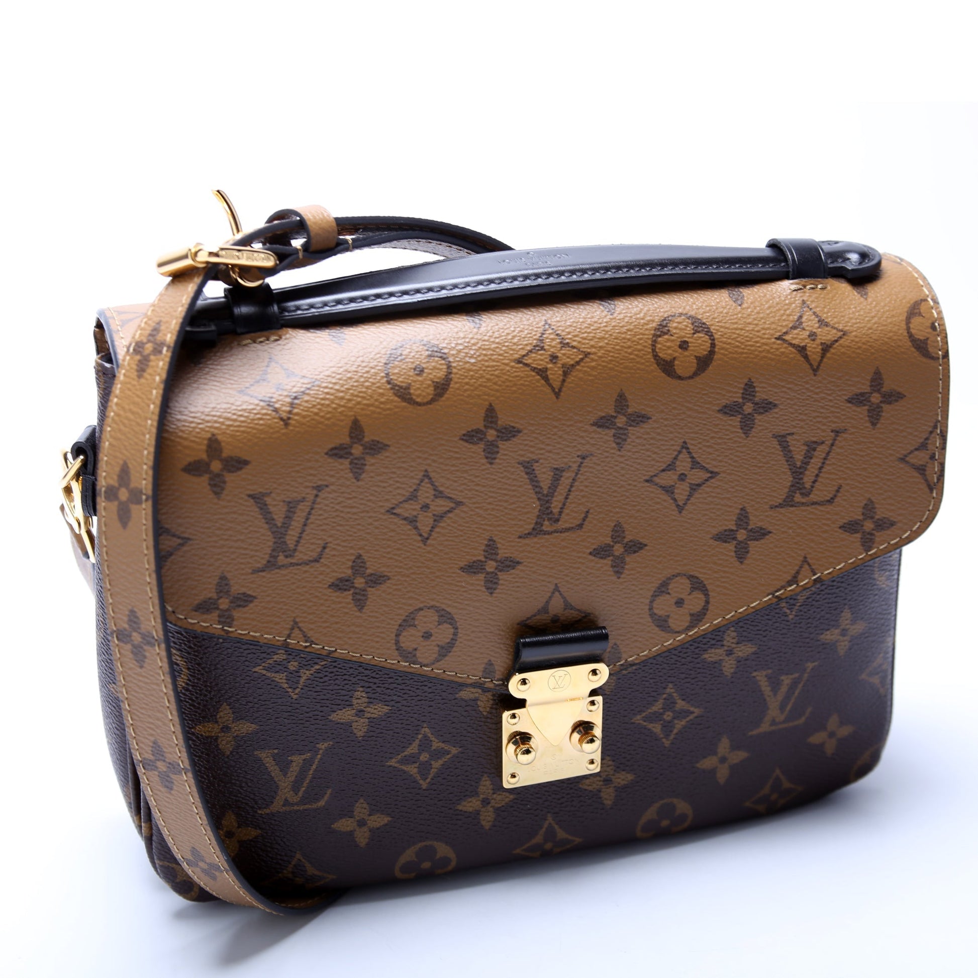 Louis Vuitton Pochette Metis Reverse Mongoram Clutch Bag