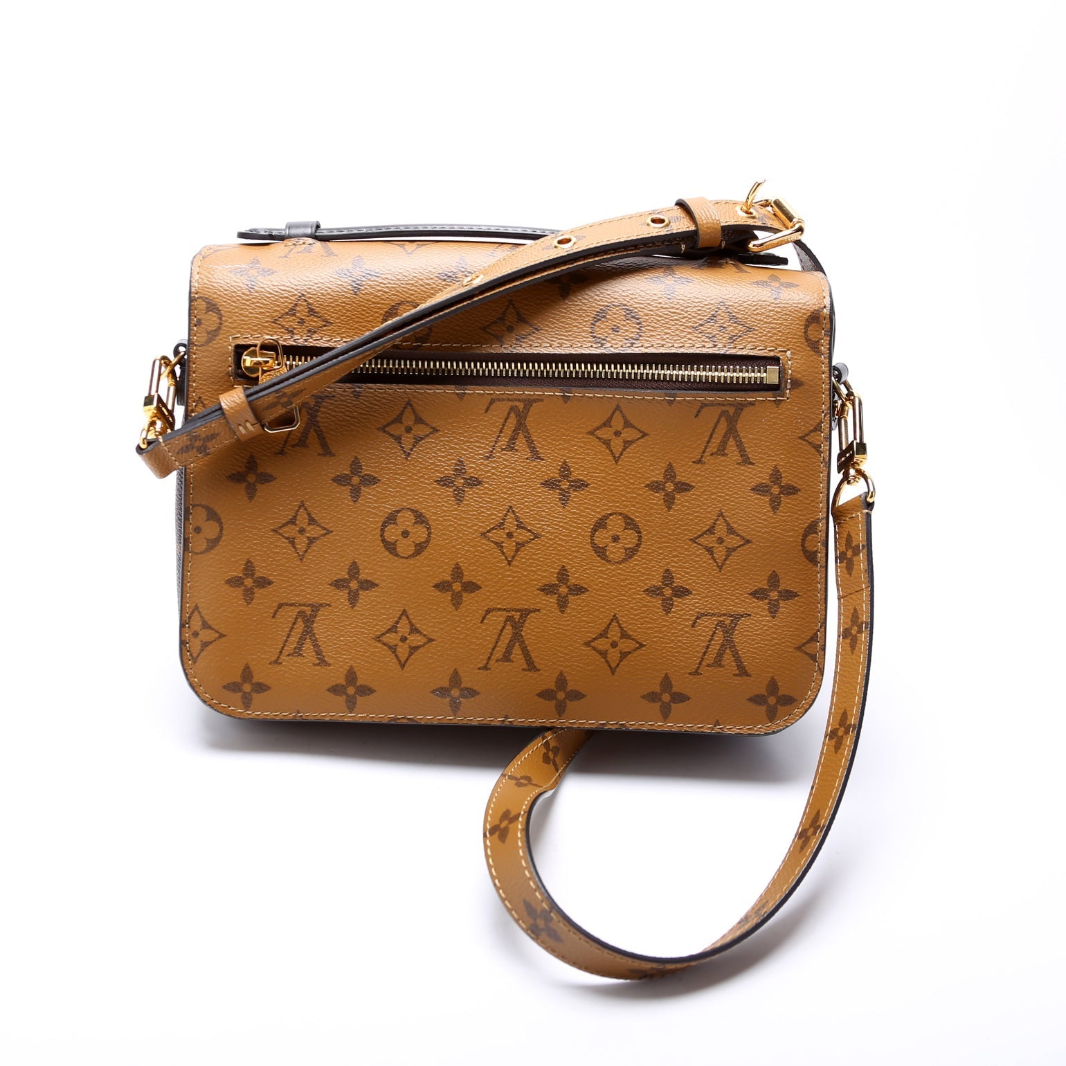 Louis Vuitton Pochette Metis Reverse Mongoram Clutch Bag