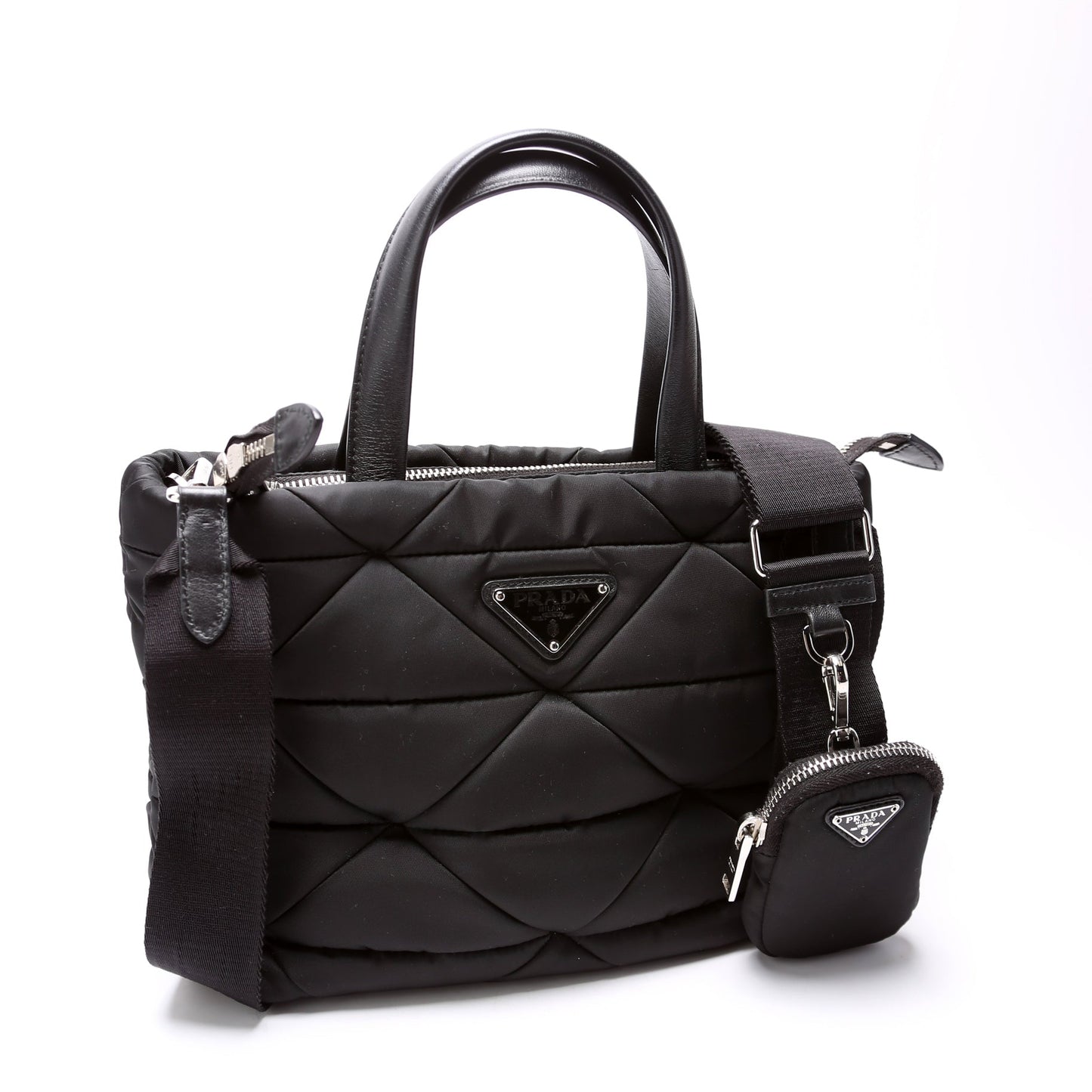 Prada Re Padded Tote Bag Nylon Small