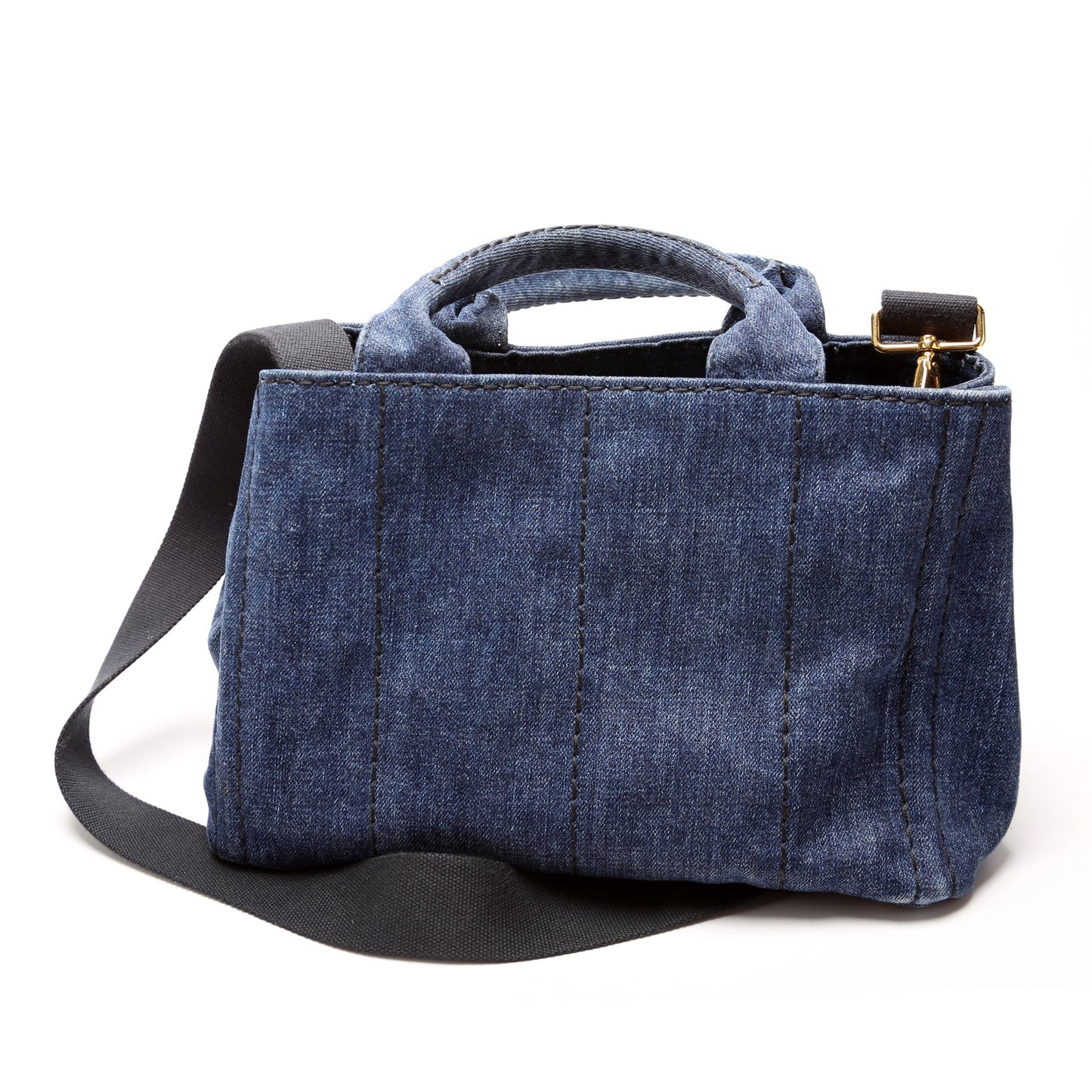 Prada Canapa Tote Bag Canvas Denim Tote Bag