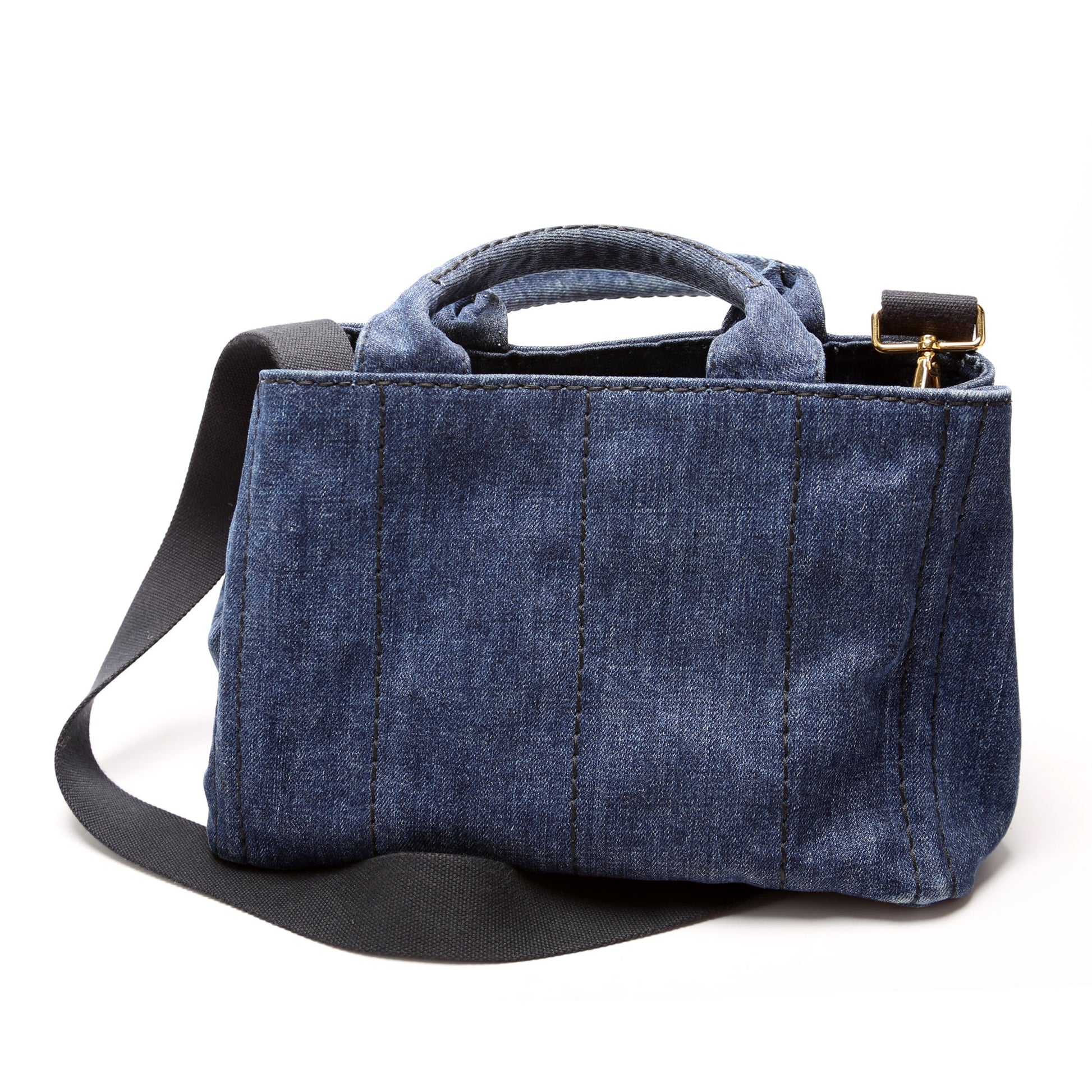 Prada Canapa Tote Bag Canvas Denim Tote Bag