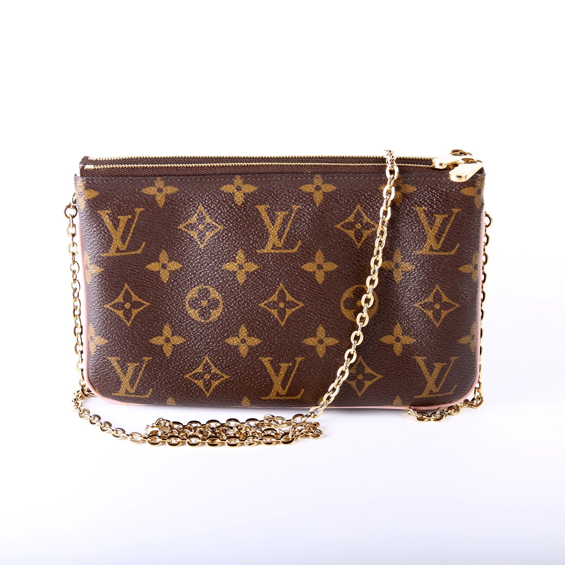 Louis Vuitton Double Zip Pochette Blooming Flowers Clutch Bag Flowers 2