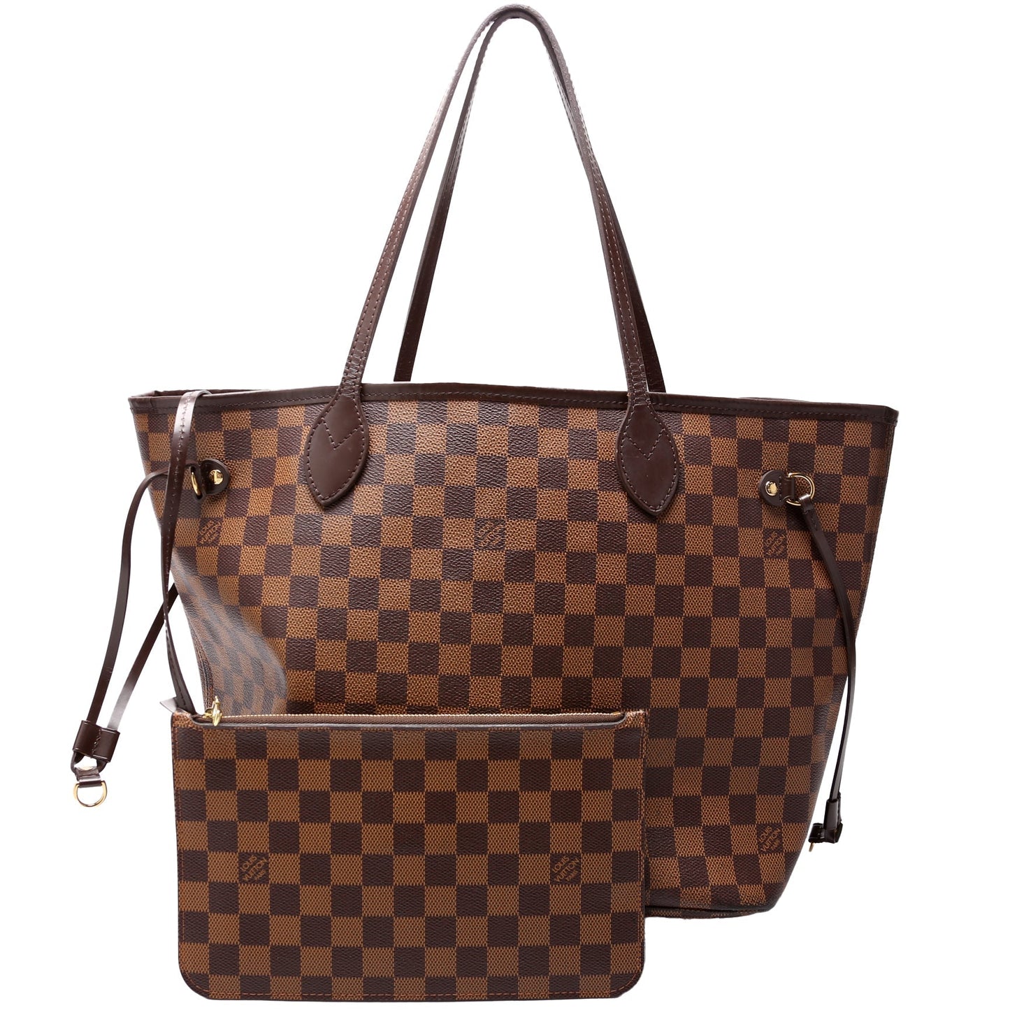 Louis Vuitton Neverfull w MM Ebene Damier Wallet Case Ebene 18