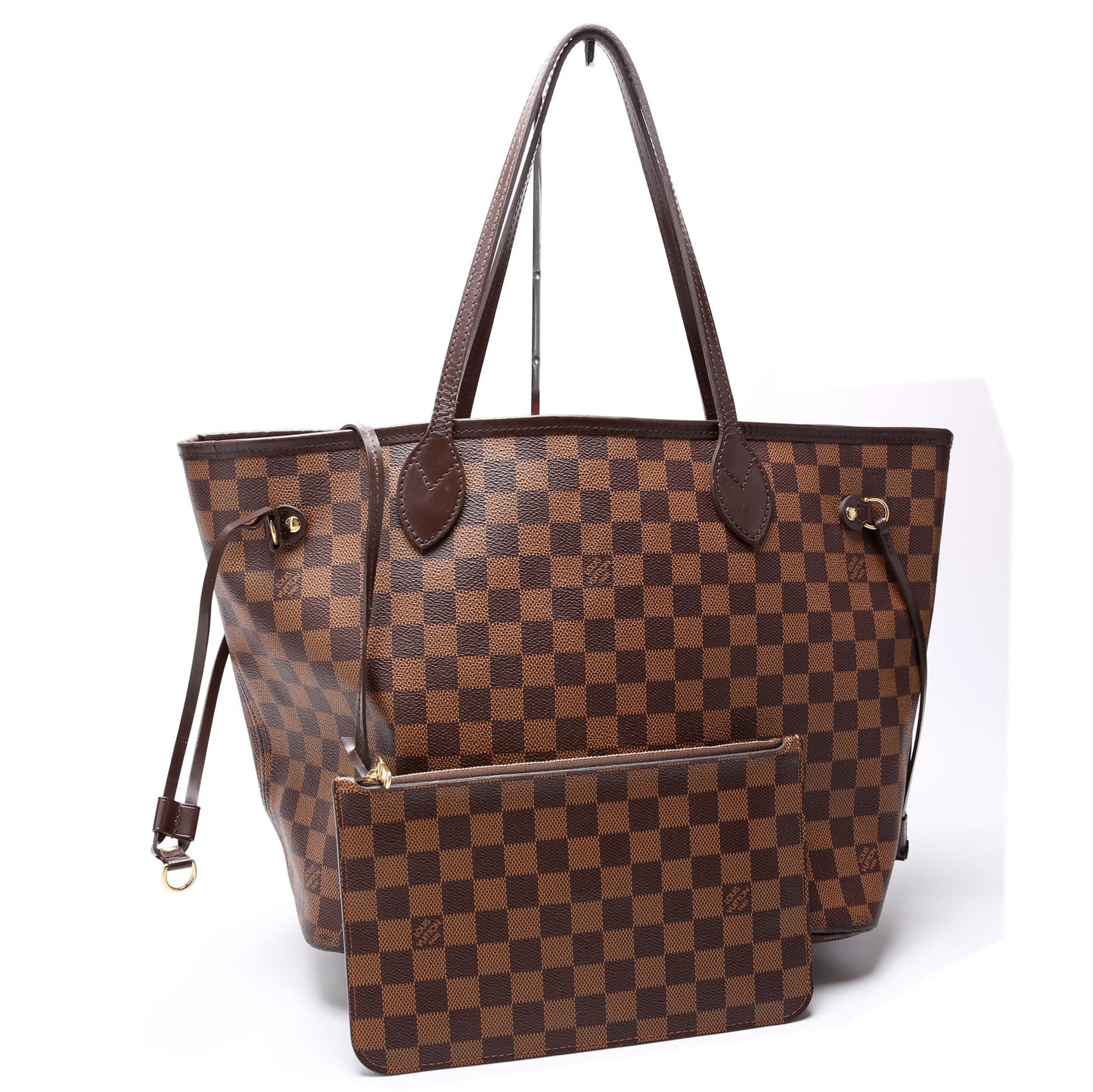 Louis Vuitton Neverfull w MM Ebene Damier Wallet Case Ebene 18