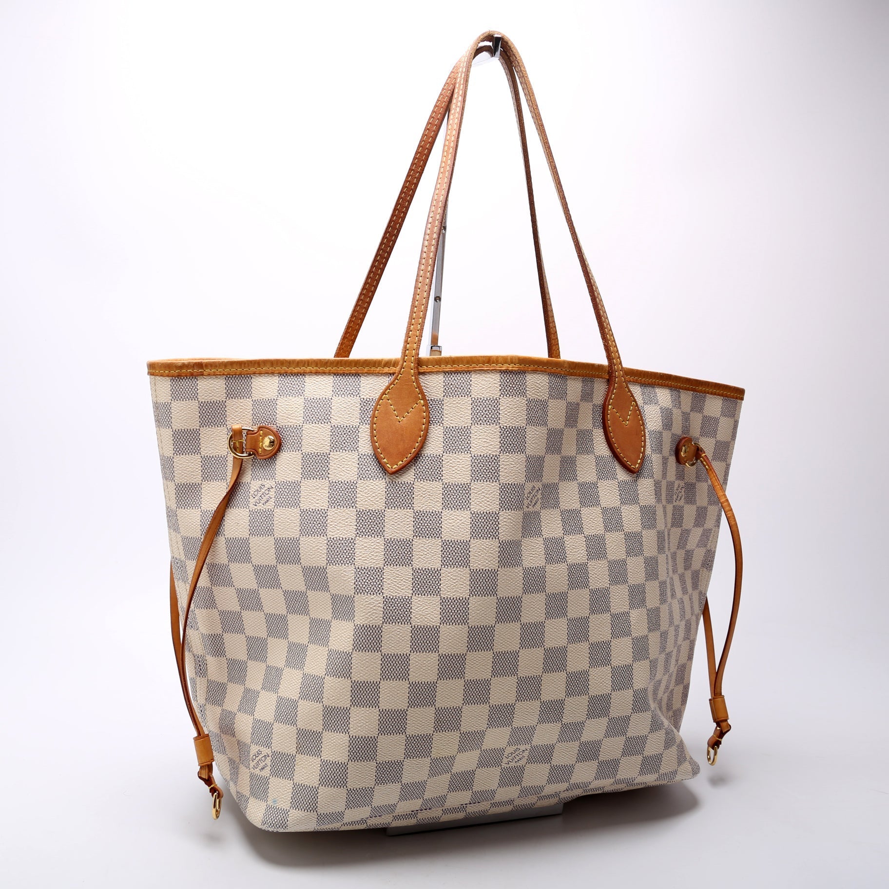 Louis Vuitton Neverfull MM Azur Damier Tote Bag Azur 41