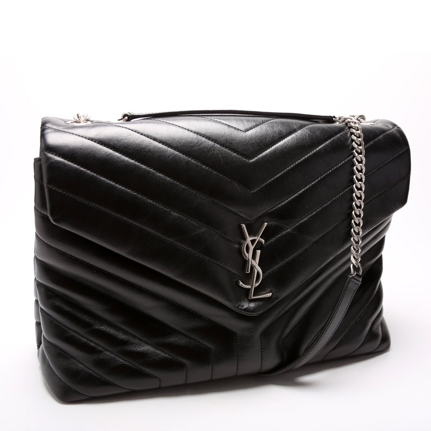 YSL Saint Laurent Loulou Satchel Bag Large