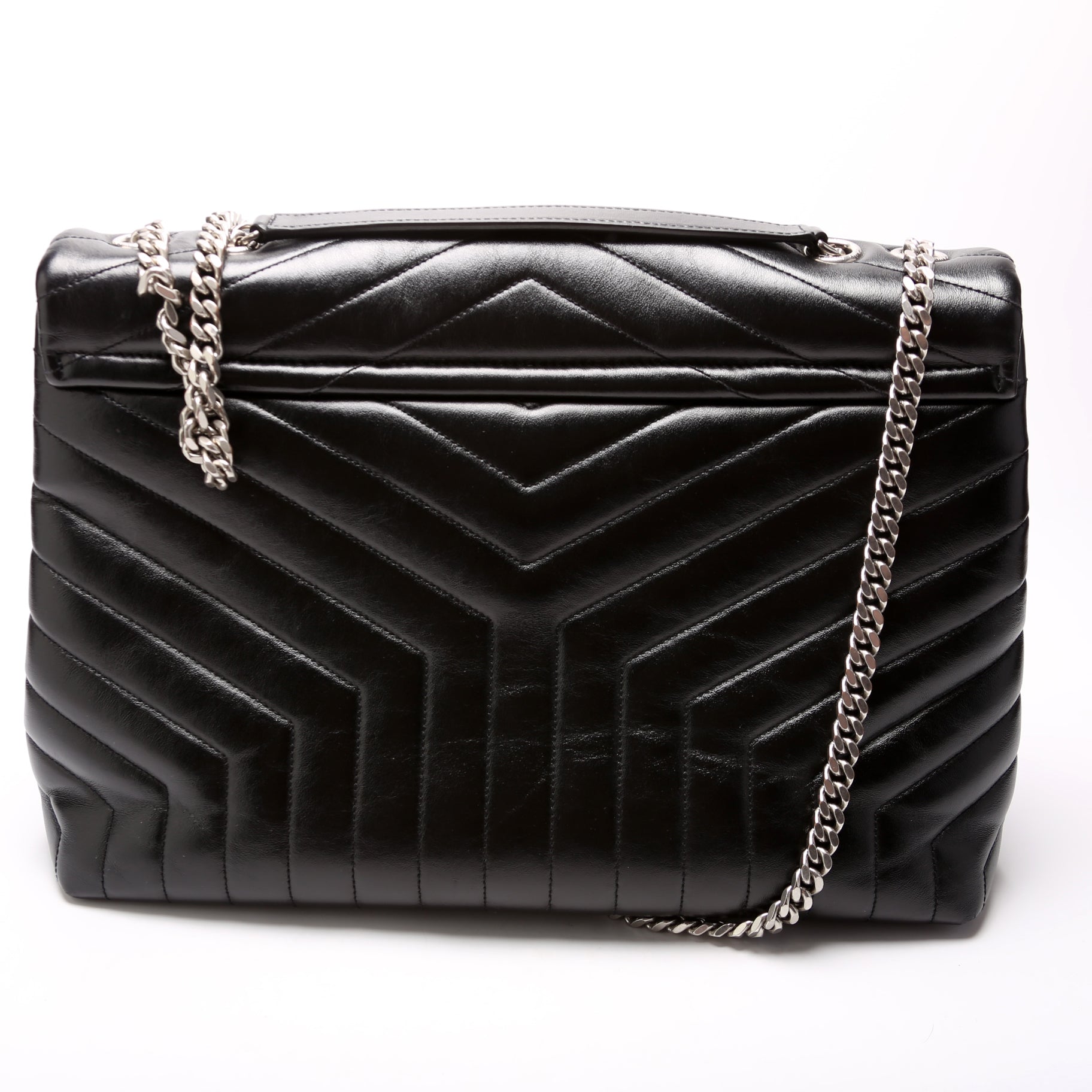 YSL Saint Laurent Loulou Satchel Bag Large