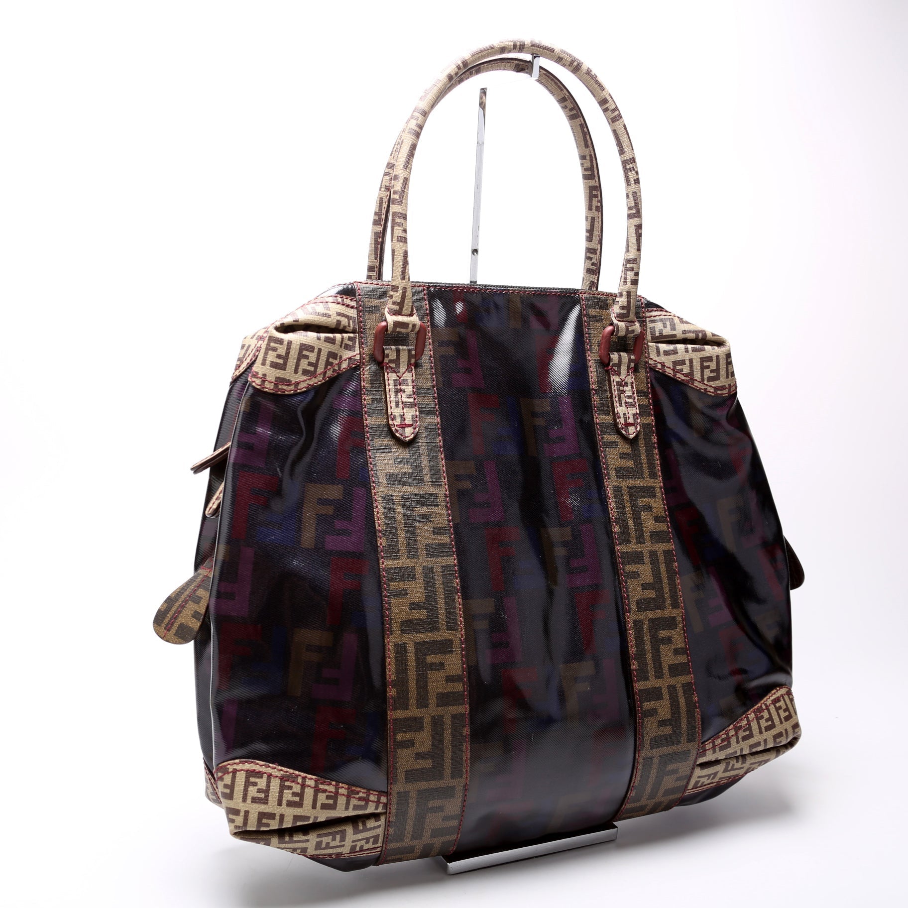 Fendi 8Bl096 Spalmati Mix Tote Bag Large