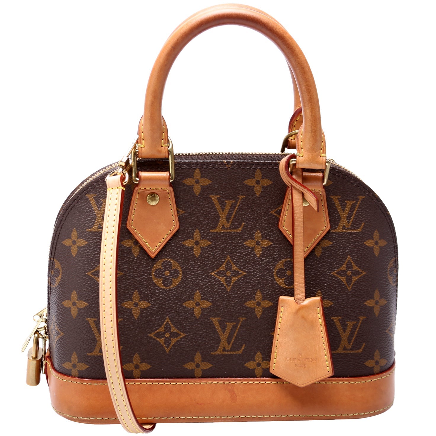Louis Vuitton Alma BB Monogram Handbag Monogram 14