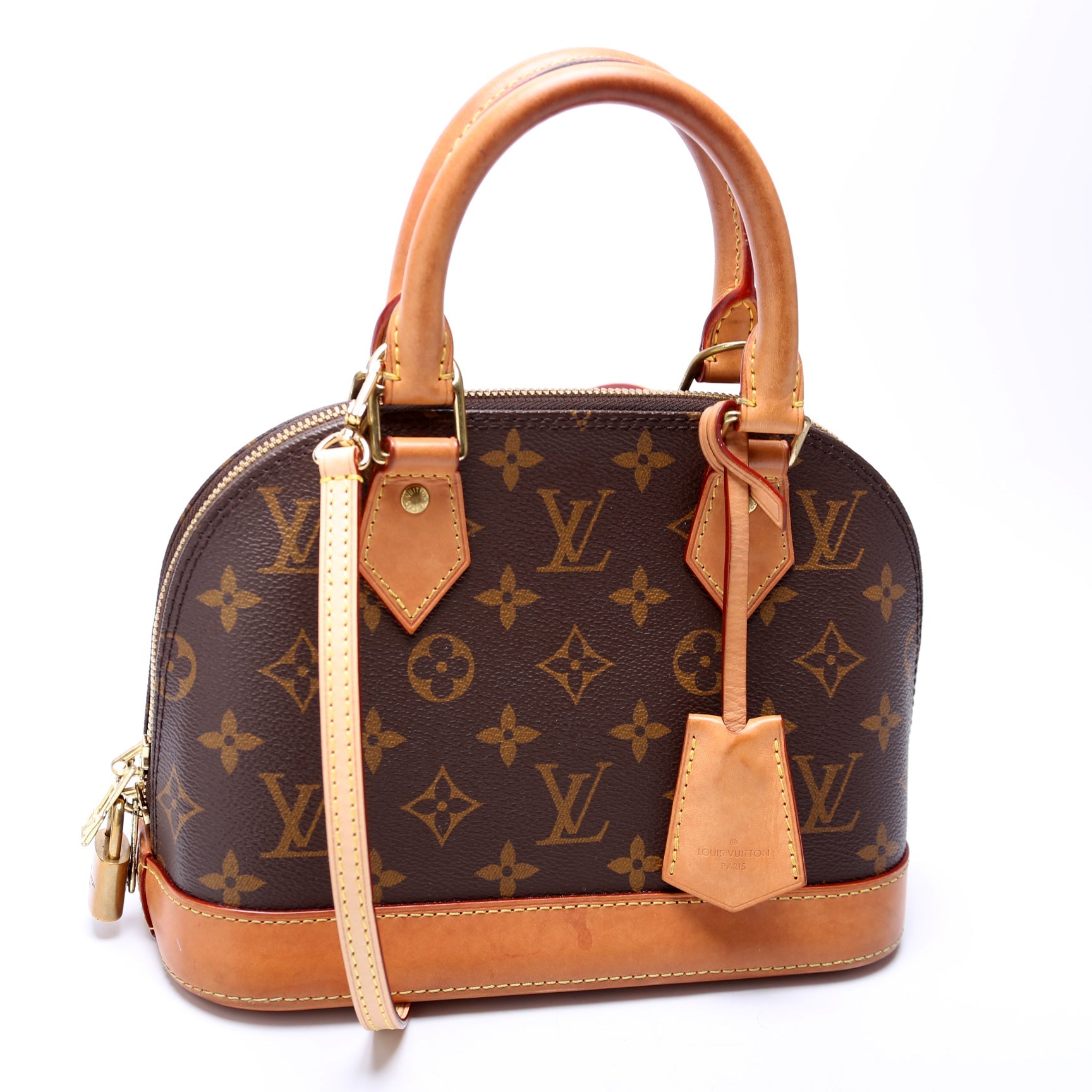Louis Vuitton Alma BB Monogram Handbag Monogram 14