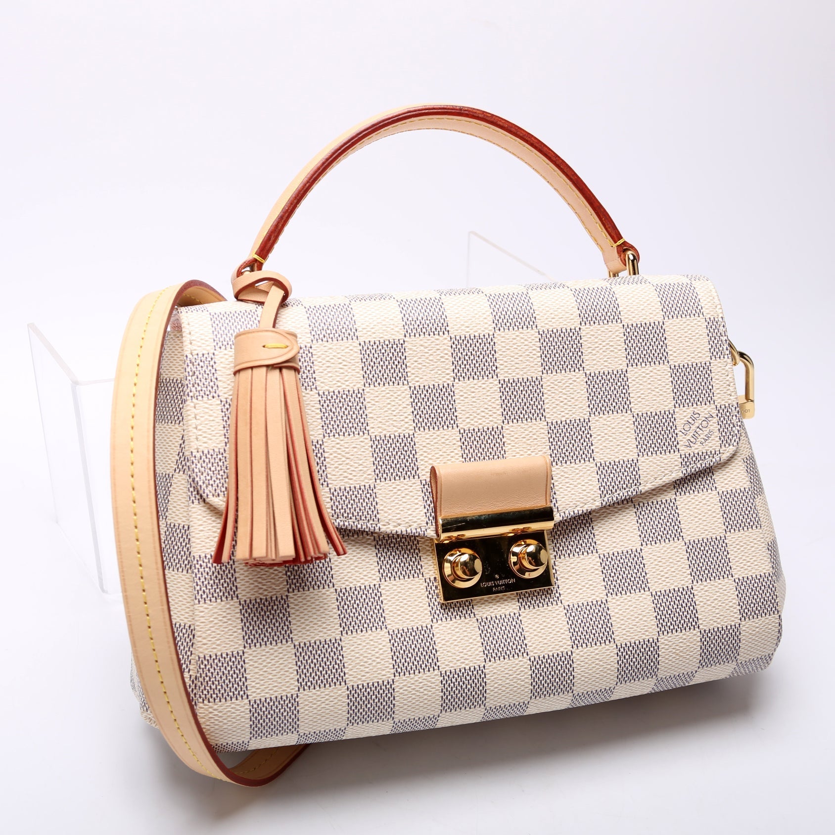 Louis Vuitton Croisette Azur Damier Handbag Azur 12
