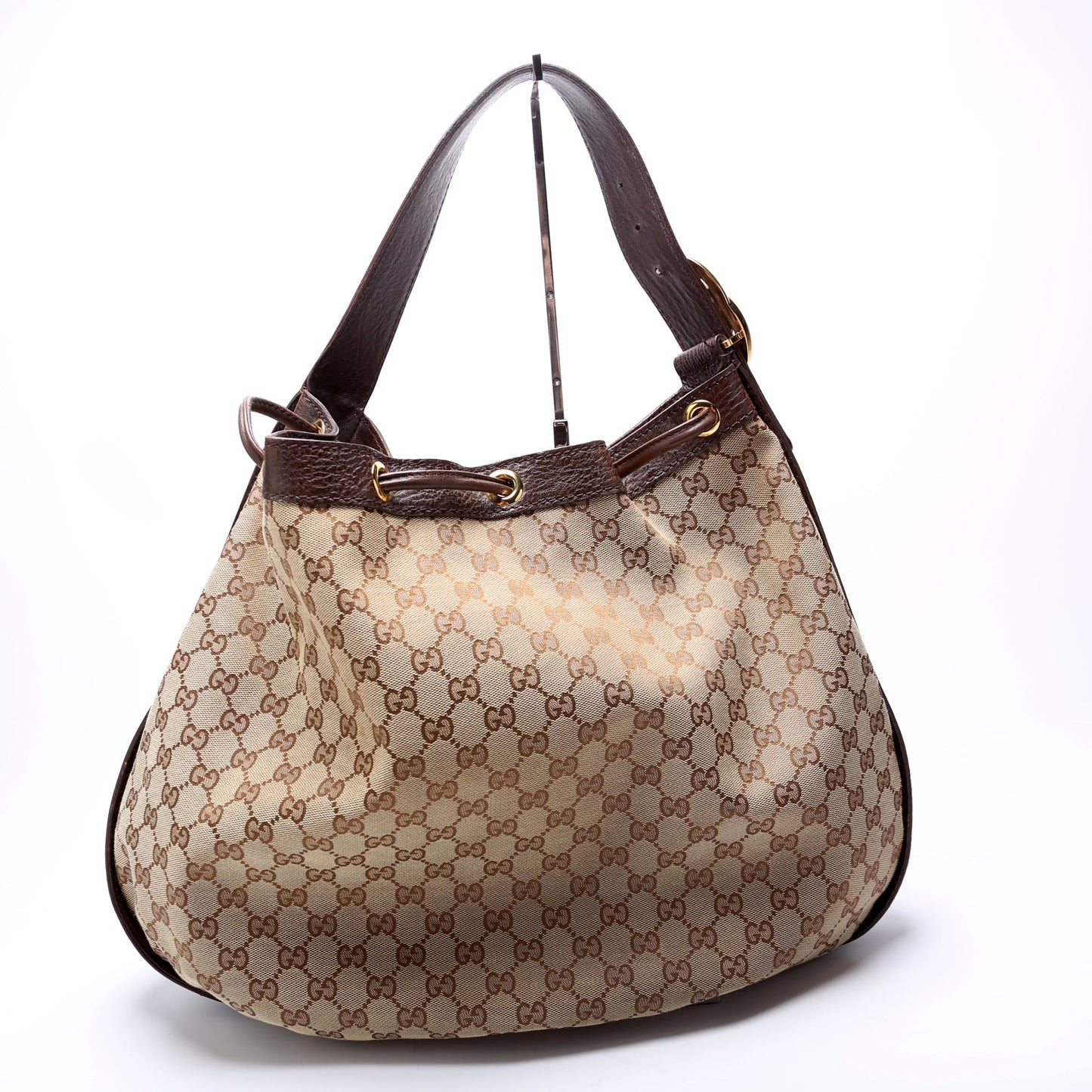 Gucci GG Interlocking Icon Drawstring Canvas Jewelry