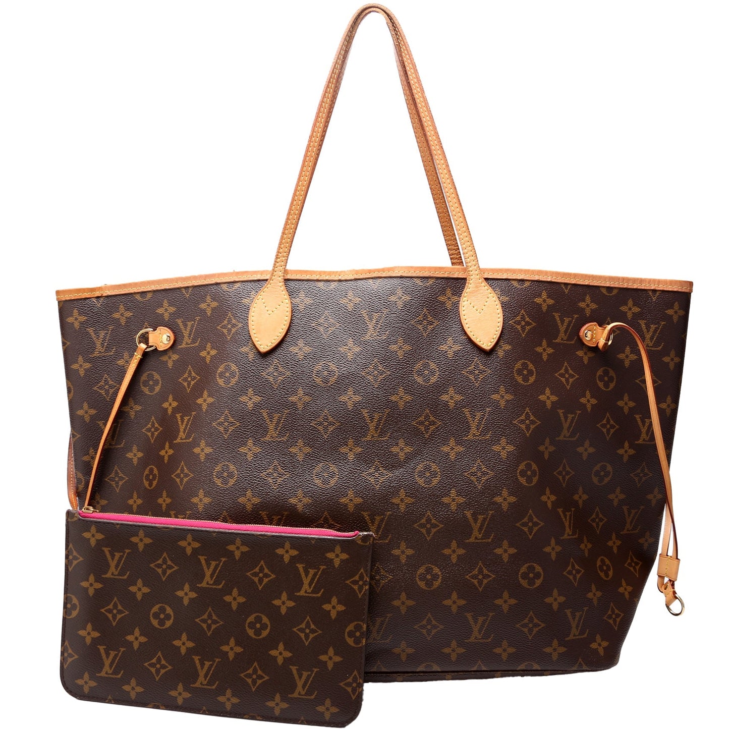 Louis Vuitton Neverfull w GM Monogram Wallet Case Monogram 17