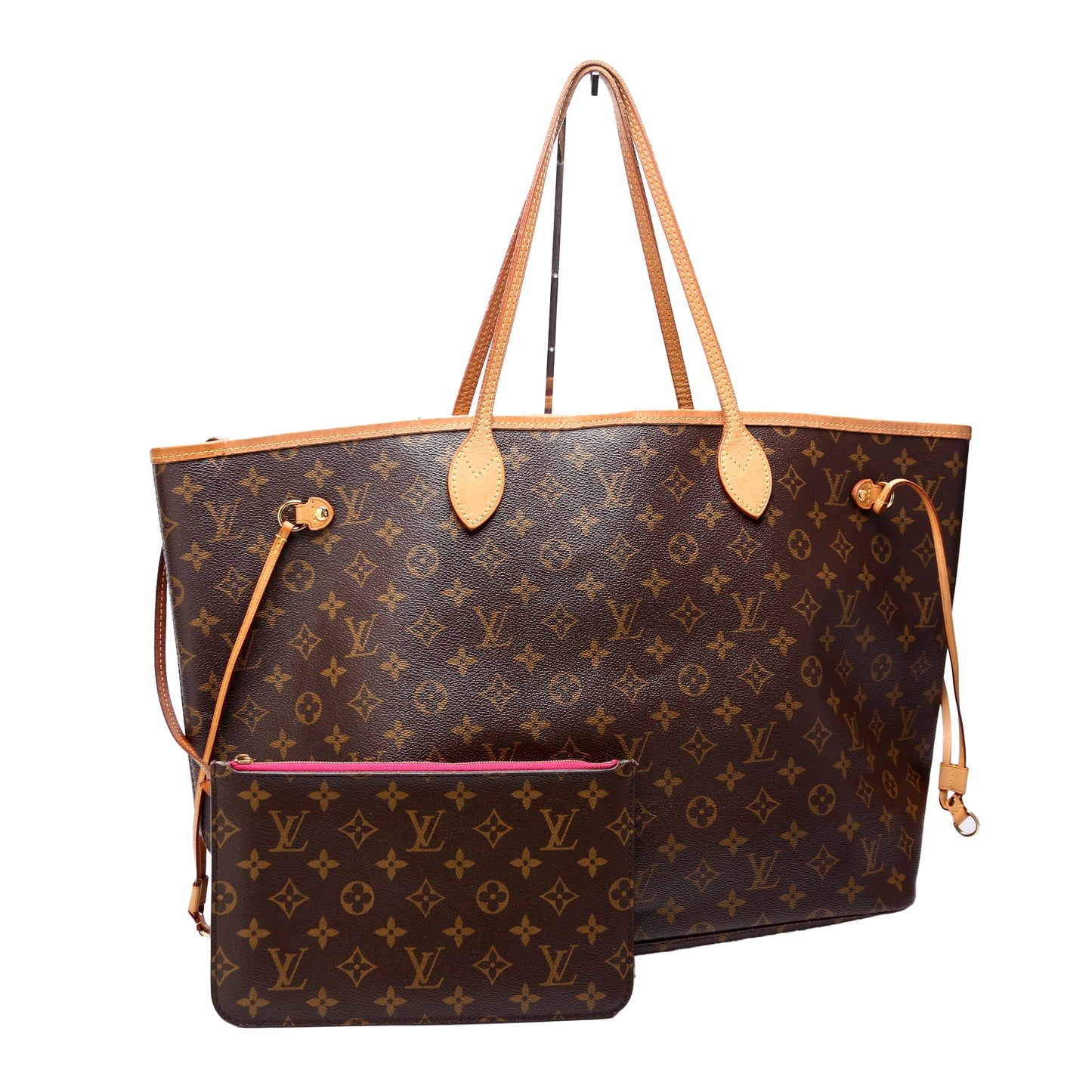 Louis Vuitton Neverfull w GM Monogram Wallet Case Monogram 17