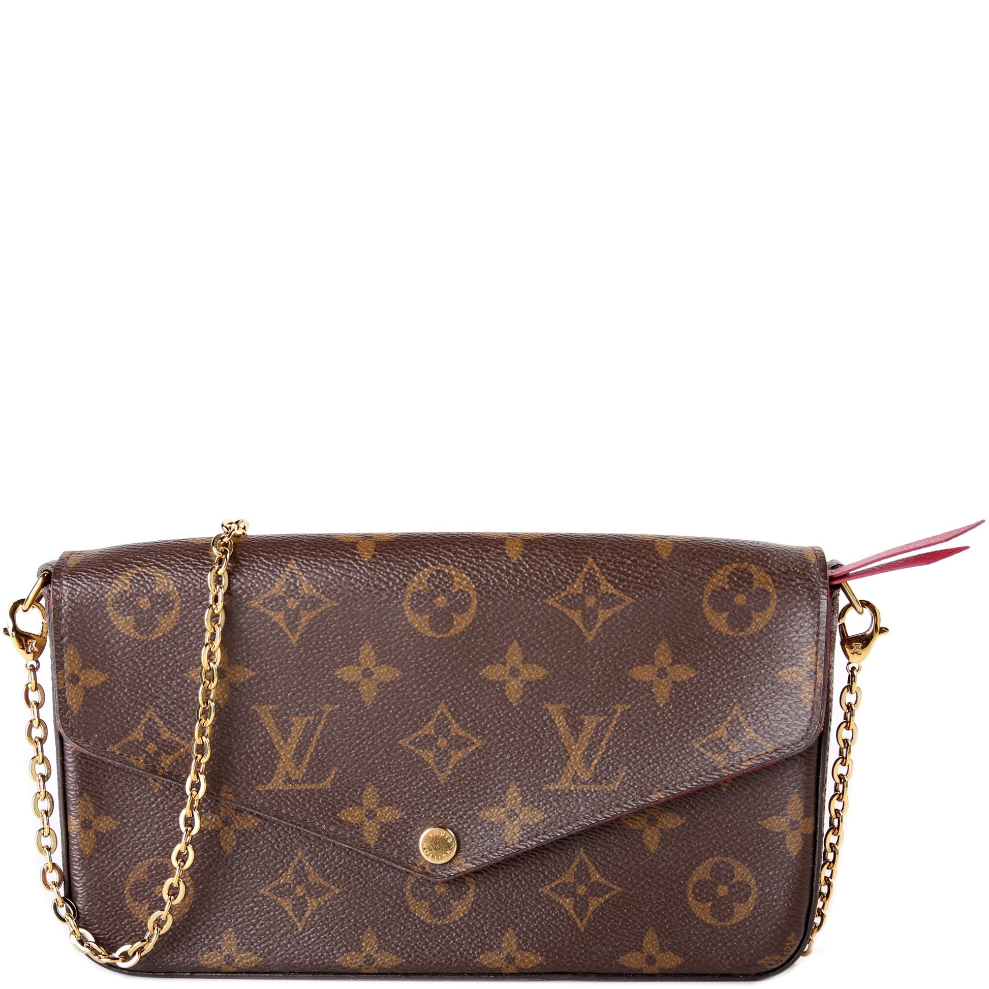 Louis Vuitton Pochette Felicie Monogram Clutch Bag Monogram 36