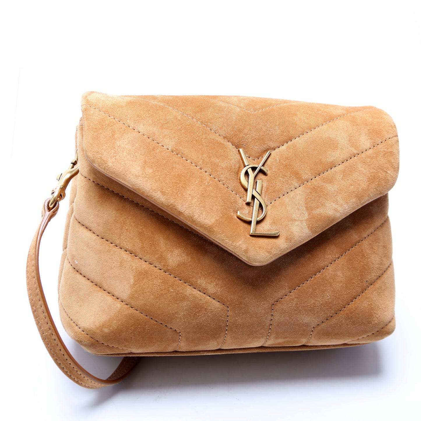 YSL Saint Laurent Saint Laurent Loulou Satchel Toy Crossbody Bag Suede