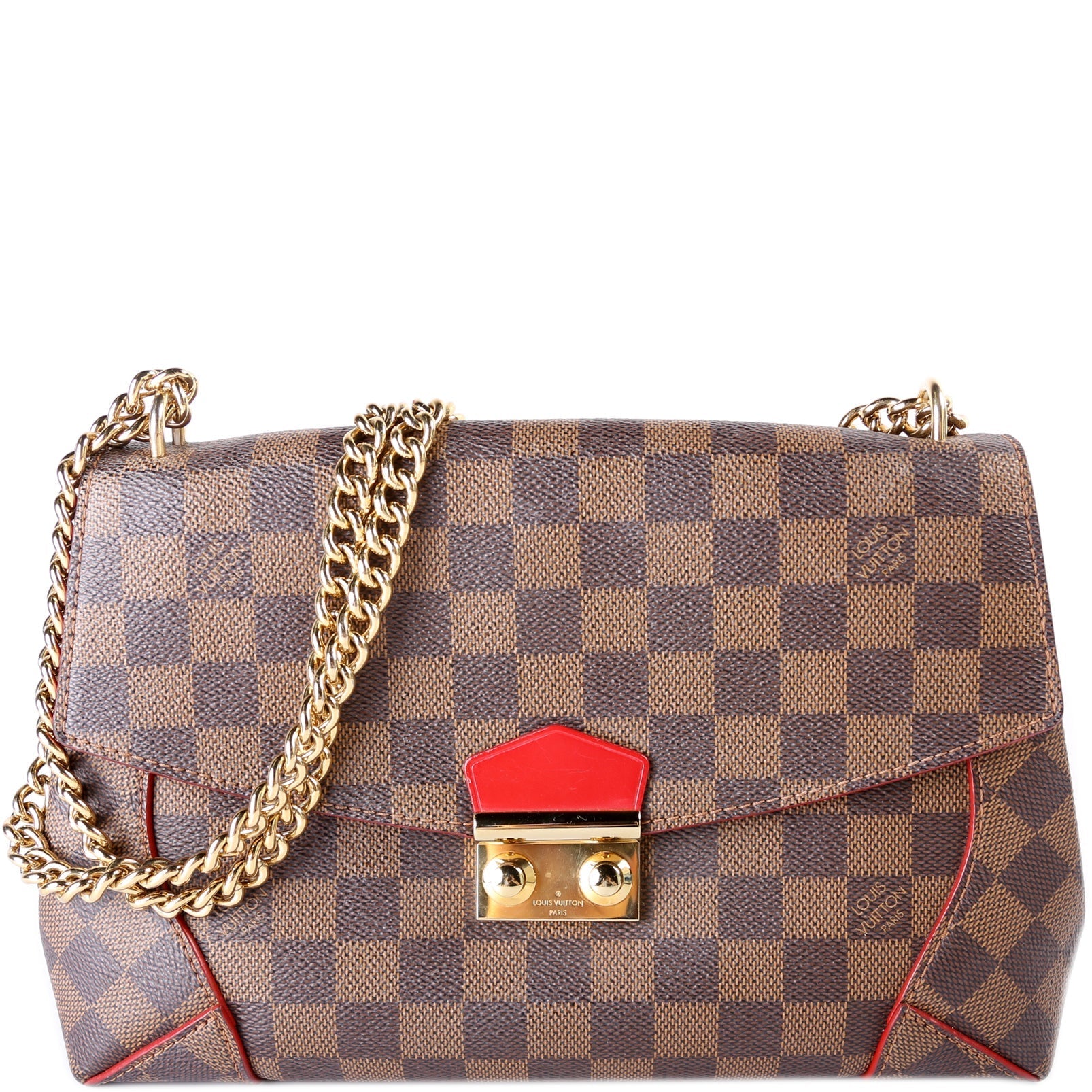 Louis Vuitton Caissa Ebene Damier Clutch Bag Ebene 1