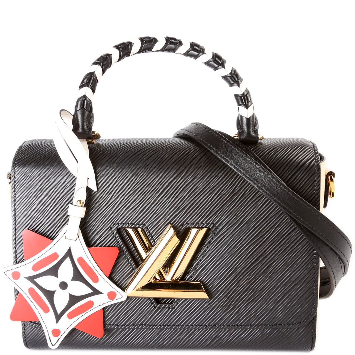 Louis Vuitton Twist Top Handle Crafy MM Epi Handbag