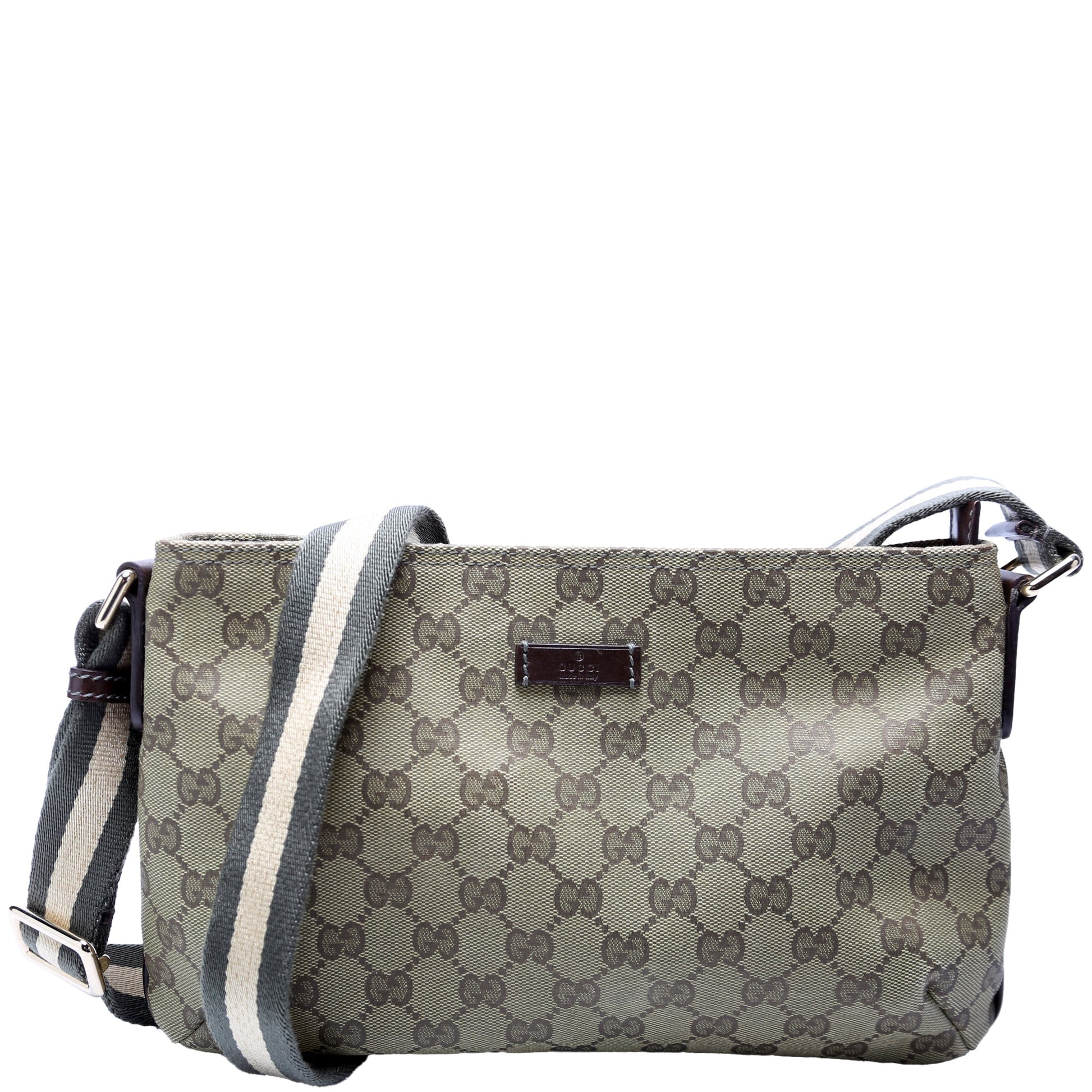 Gucci Shelly Web Shoulder Bag Web Shoulder