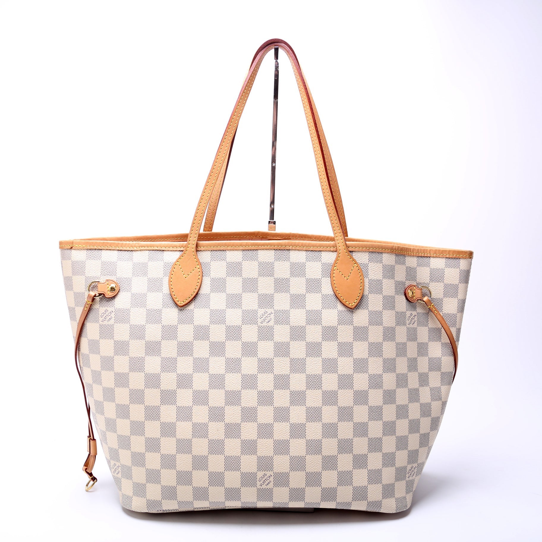 Louis Vuitton Neverfull W MM Azur Damier Wallet Case Azur 17
