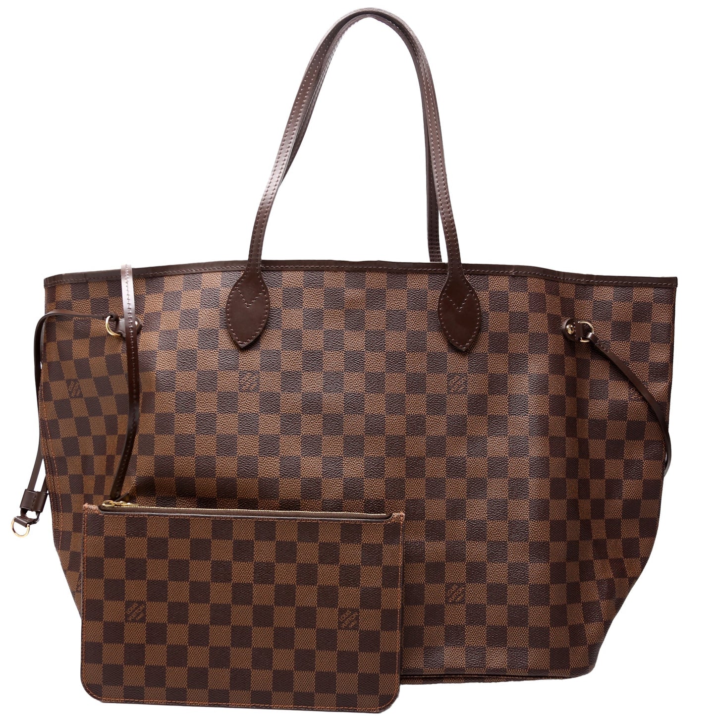 Louis Vuitton Neverfull w GM Ebene Wallet Case