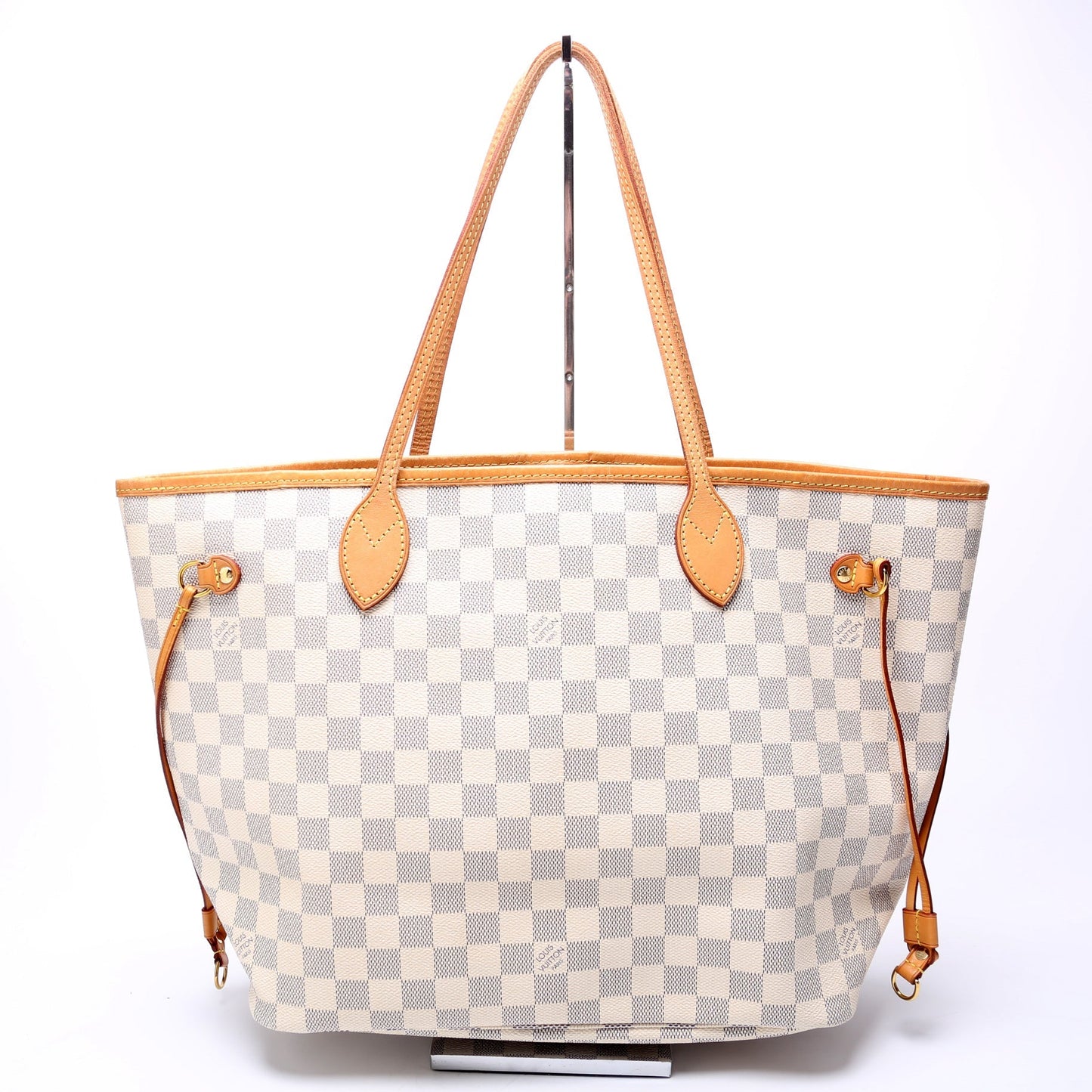 Louis Vuitton Neverfull w MM Azur Damier Wallet Case Azur 16