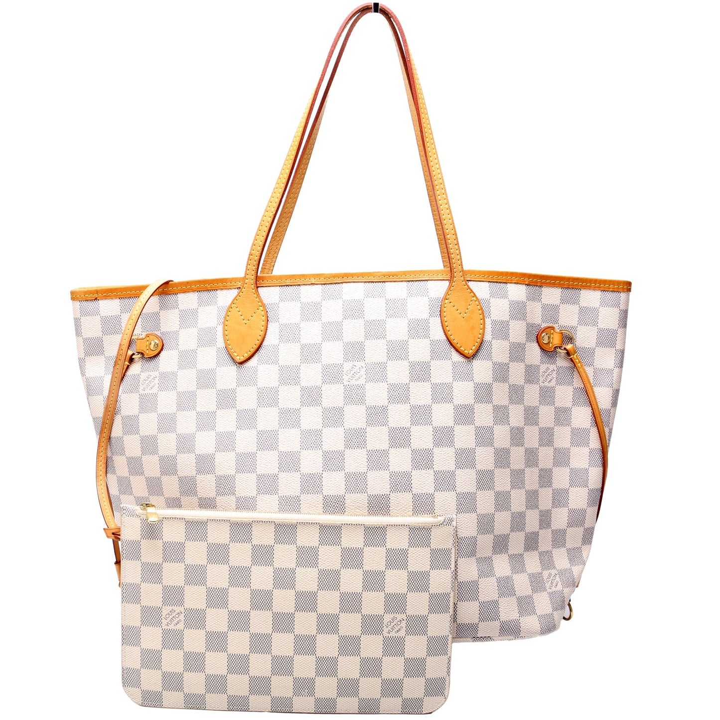 Louis Vuitton Neverfull MM Azur Damier Wallet Case Azur 3