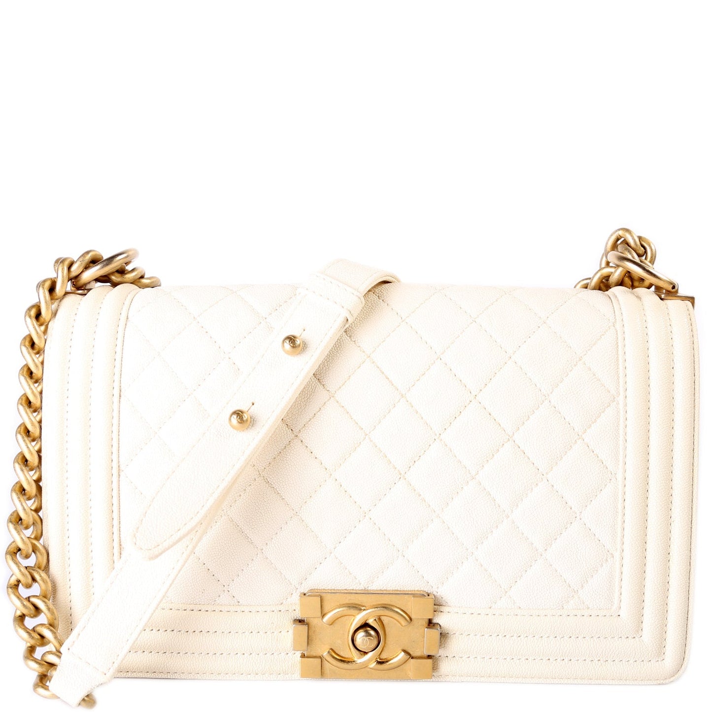 Chanel Boy Flap Old Caviar 25-28M Handbag