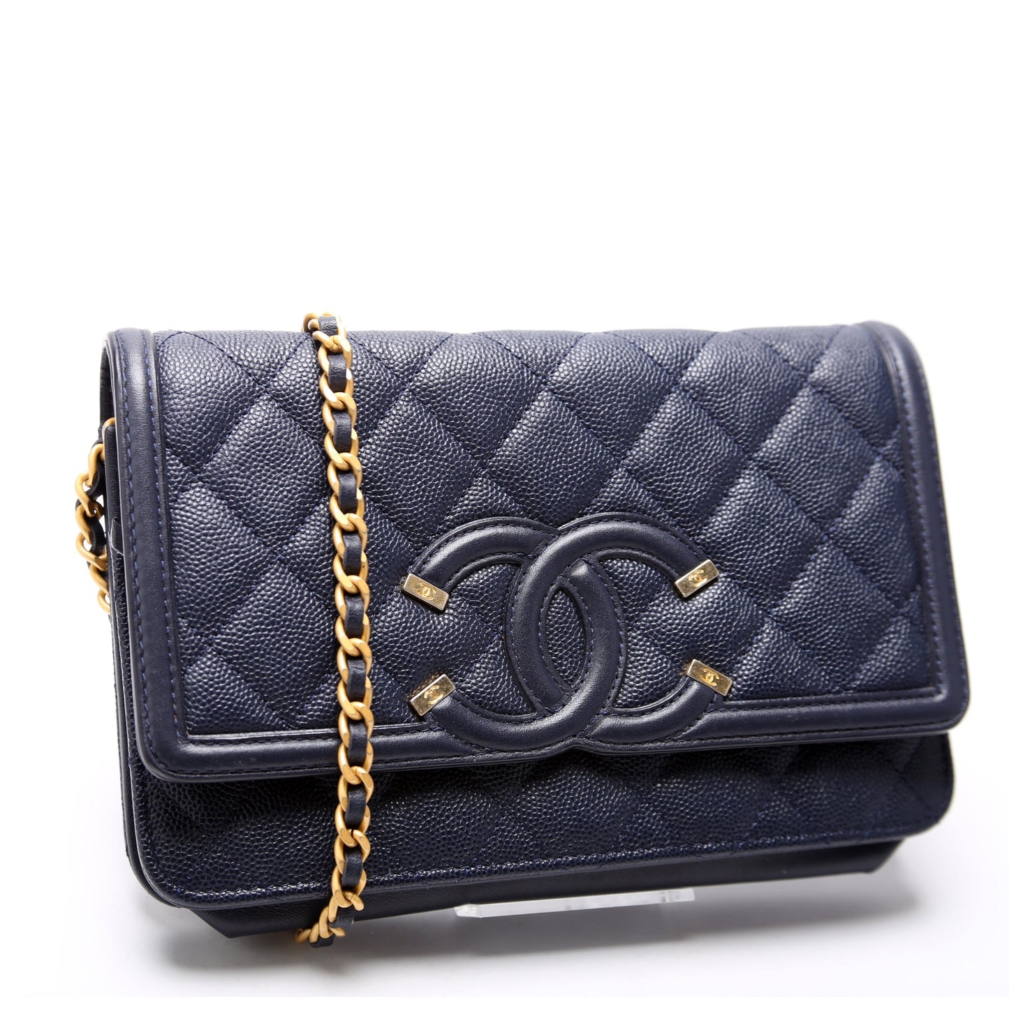 Chanel Filigree WOC 25M Clutch Bag